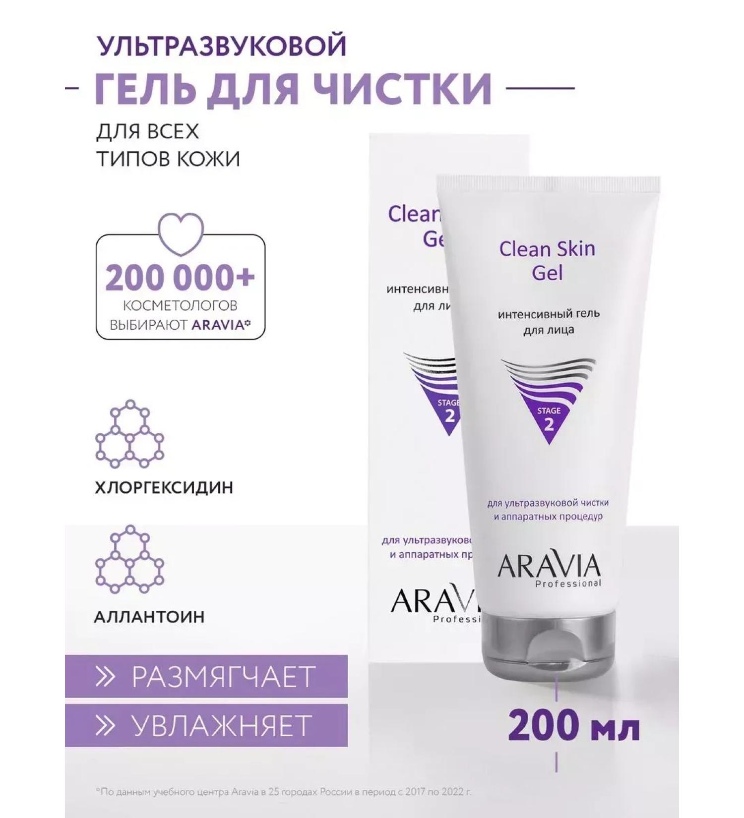ARAVIA Gel for ultrasonic cleaning of the face and hardware procedures - Buy Online on GoSupps.com