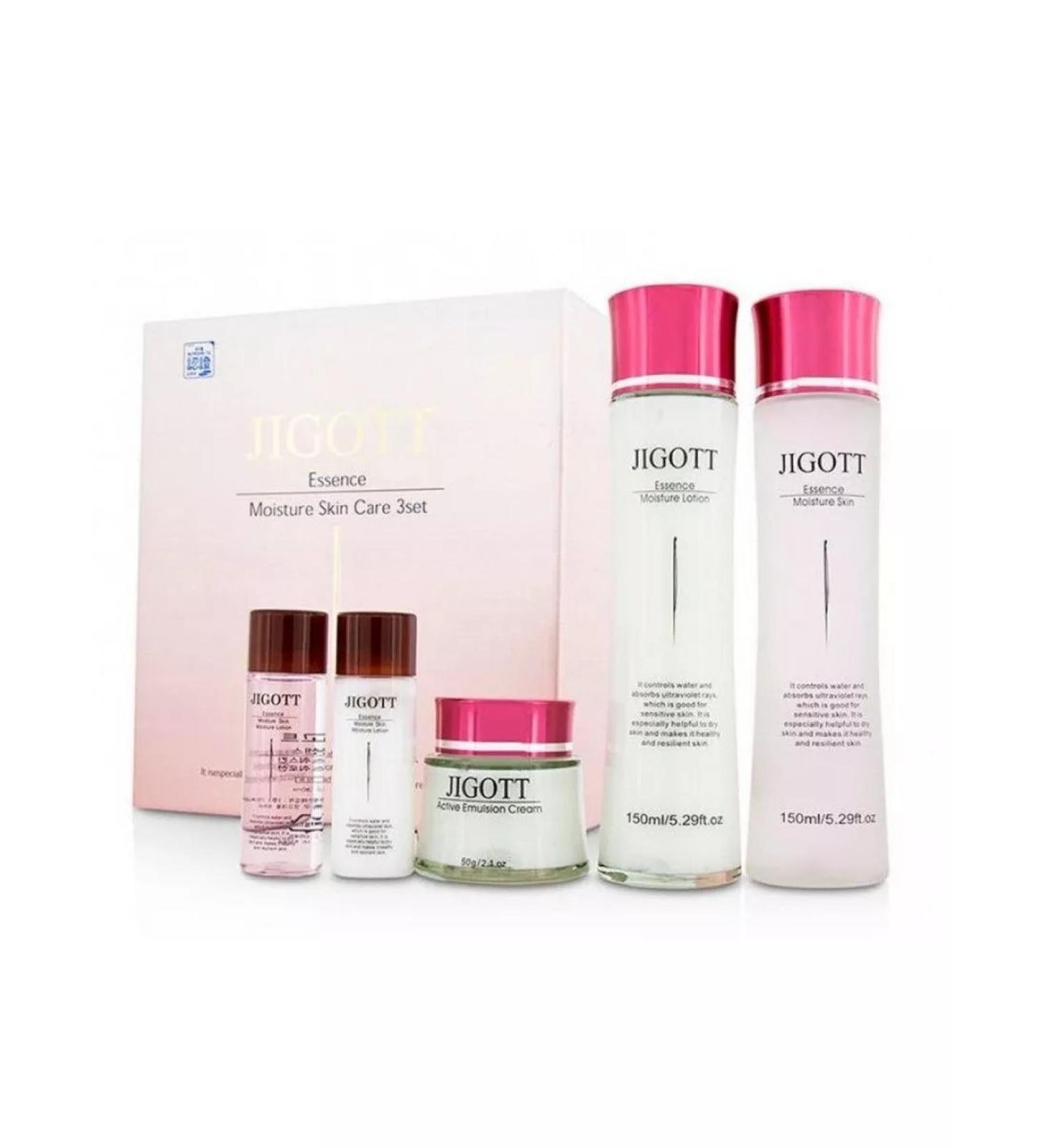 Jigott Facial skin care set with a moisture effect