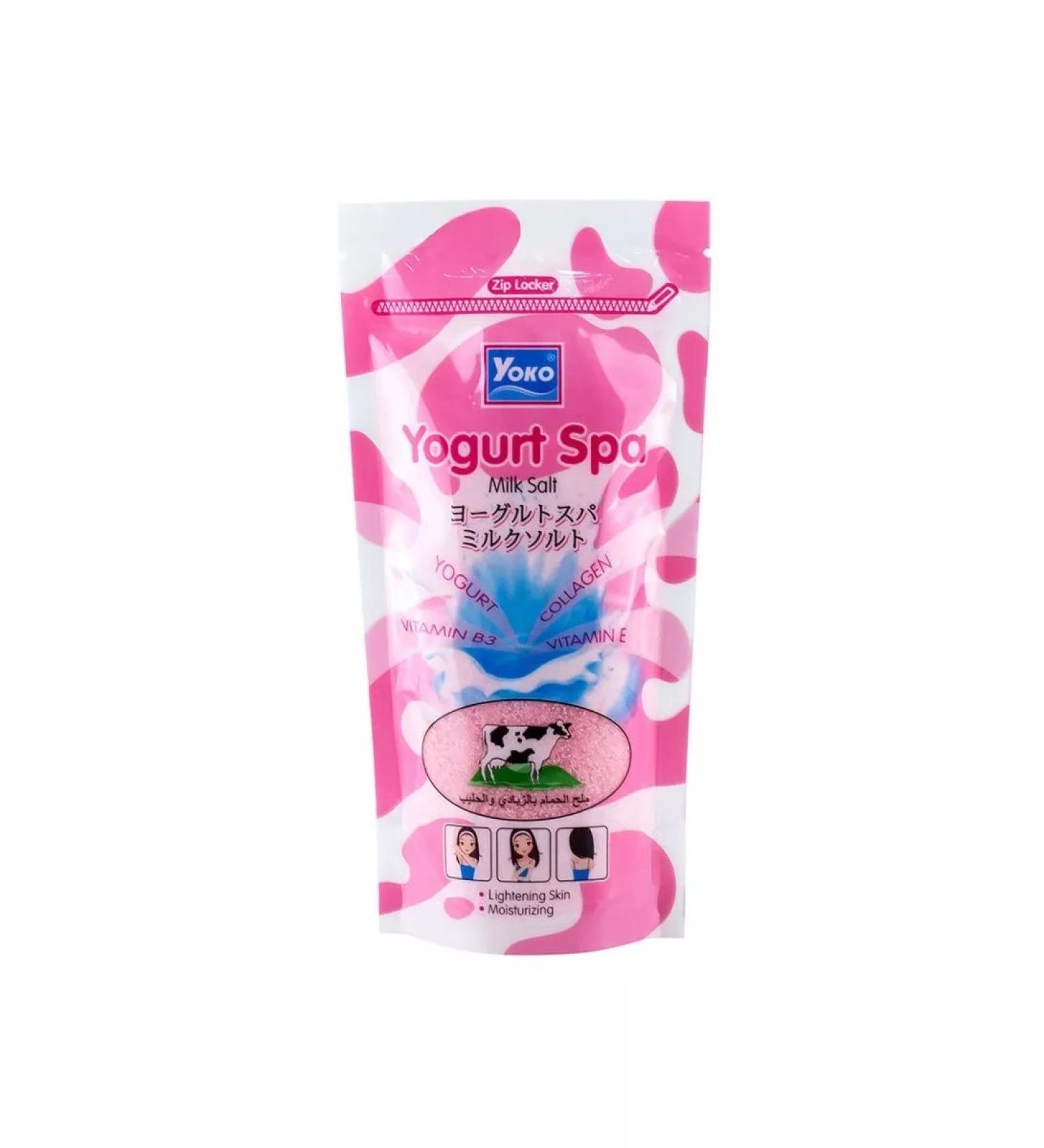 Siam Yoko Salt scrub for the body with milk and yogurt 300 g