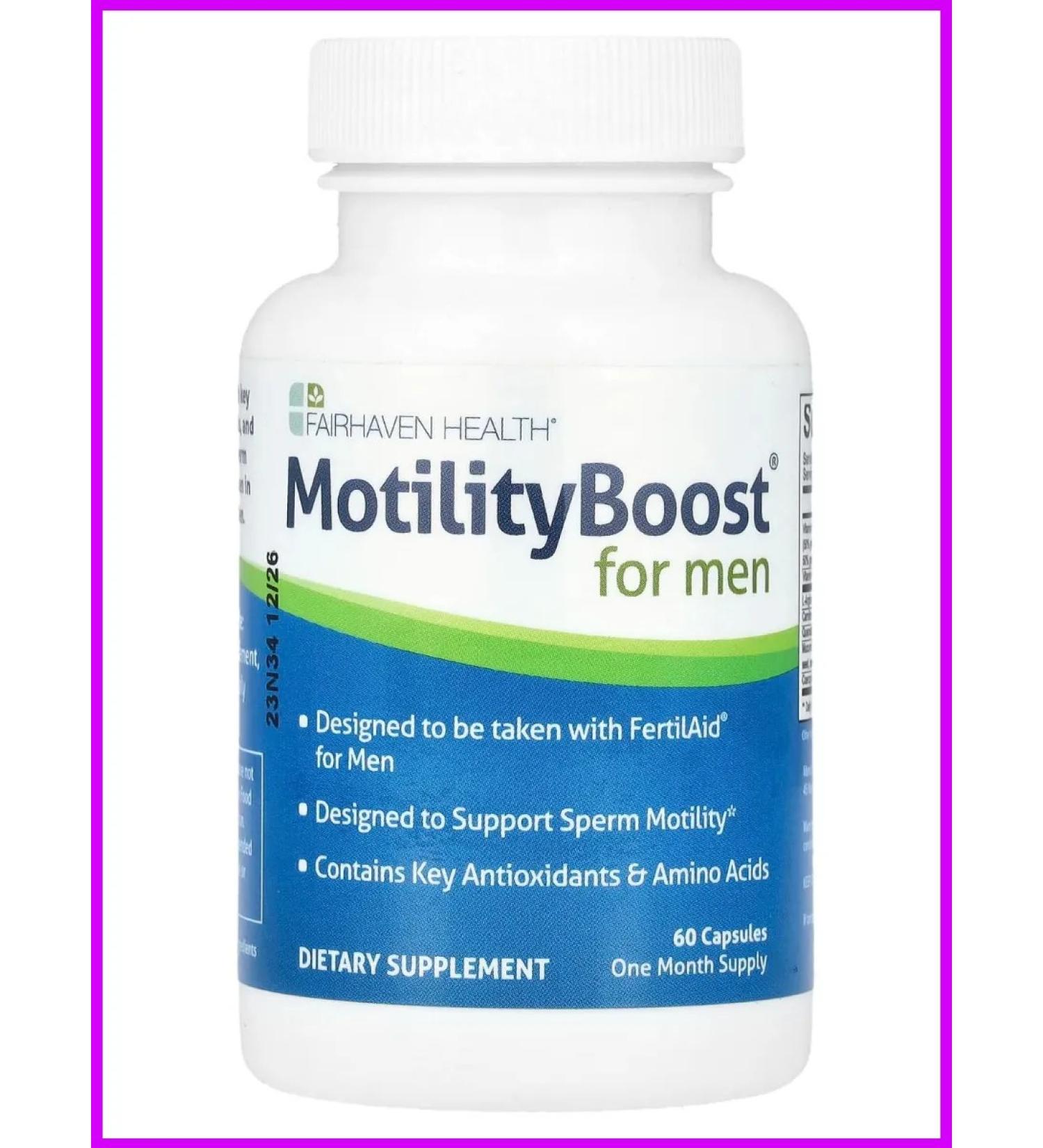 Fairhaven Health Support for sperm mobility 60 capsules - Buy Online on GoSupps.com