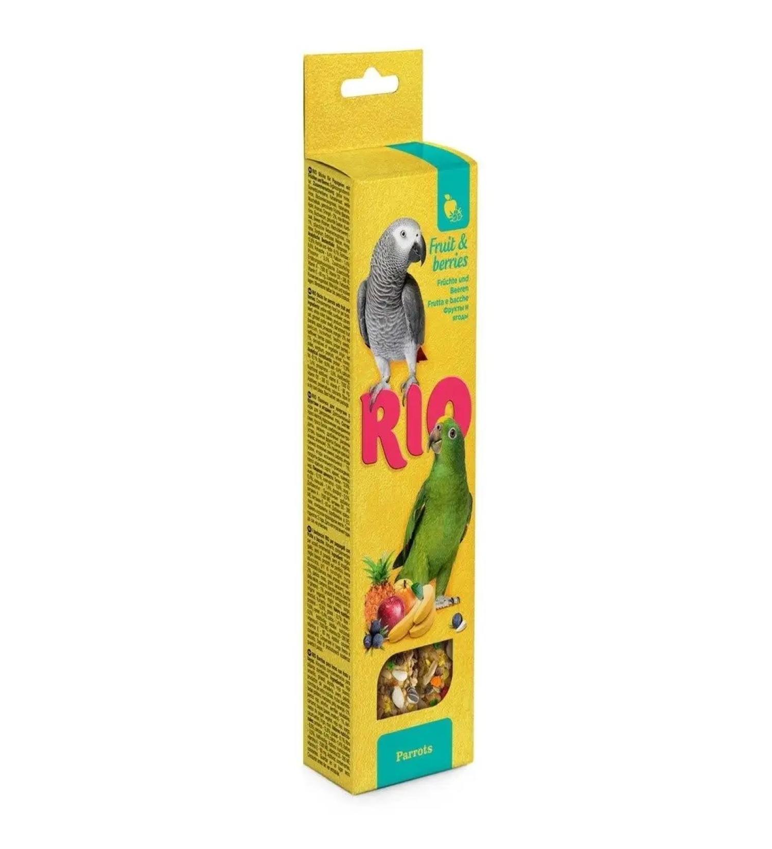 RIO Sticks for parrots with fruits and berries 2x90 g - Buy Online on GoSupps.com