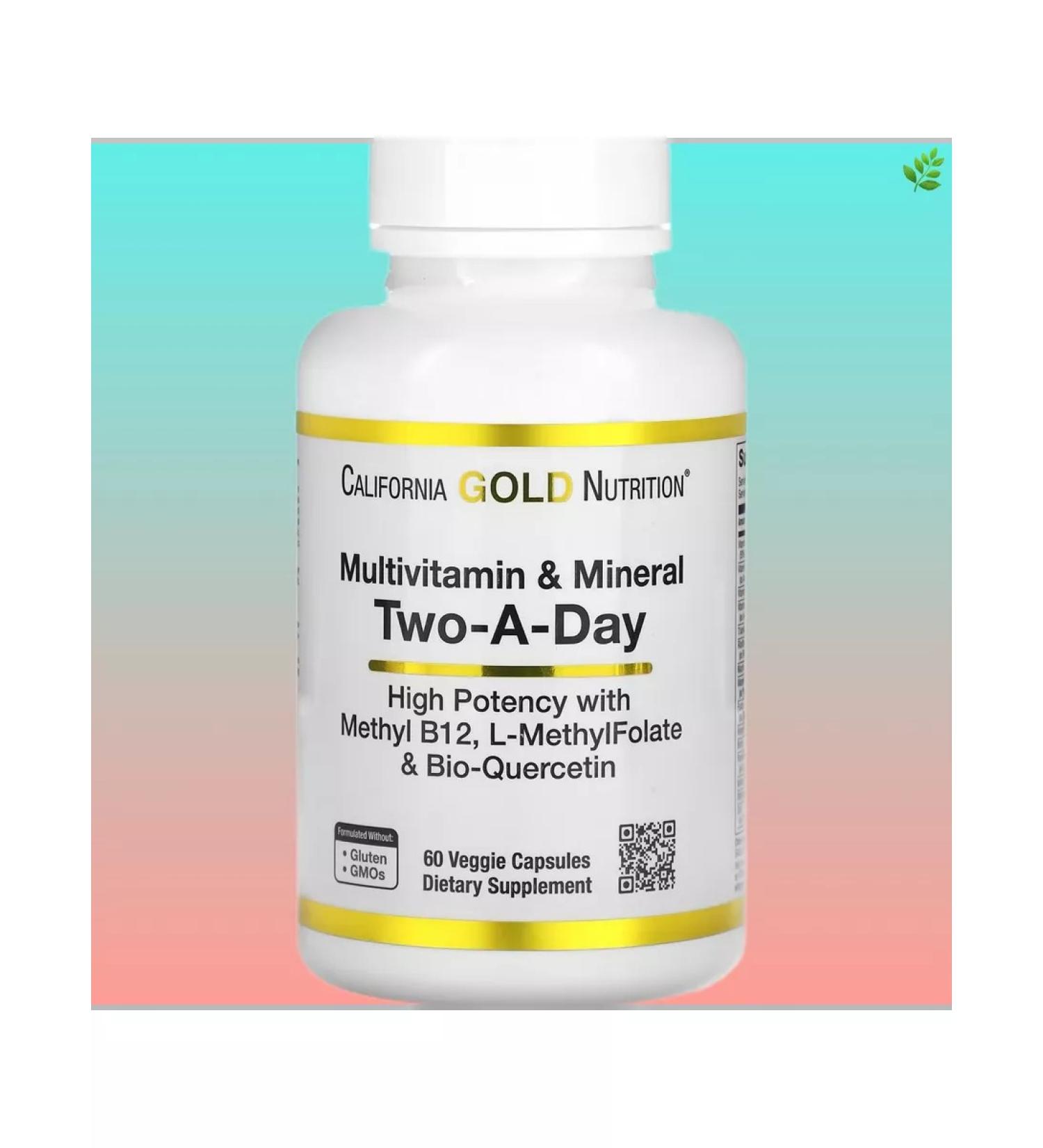 California Gold Nutrition Multivitamins and minerals twice a day - Buy Online on GoSupps.com
