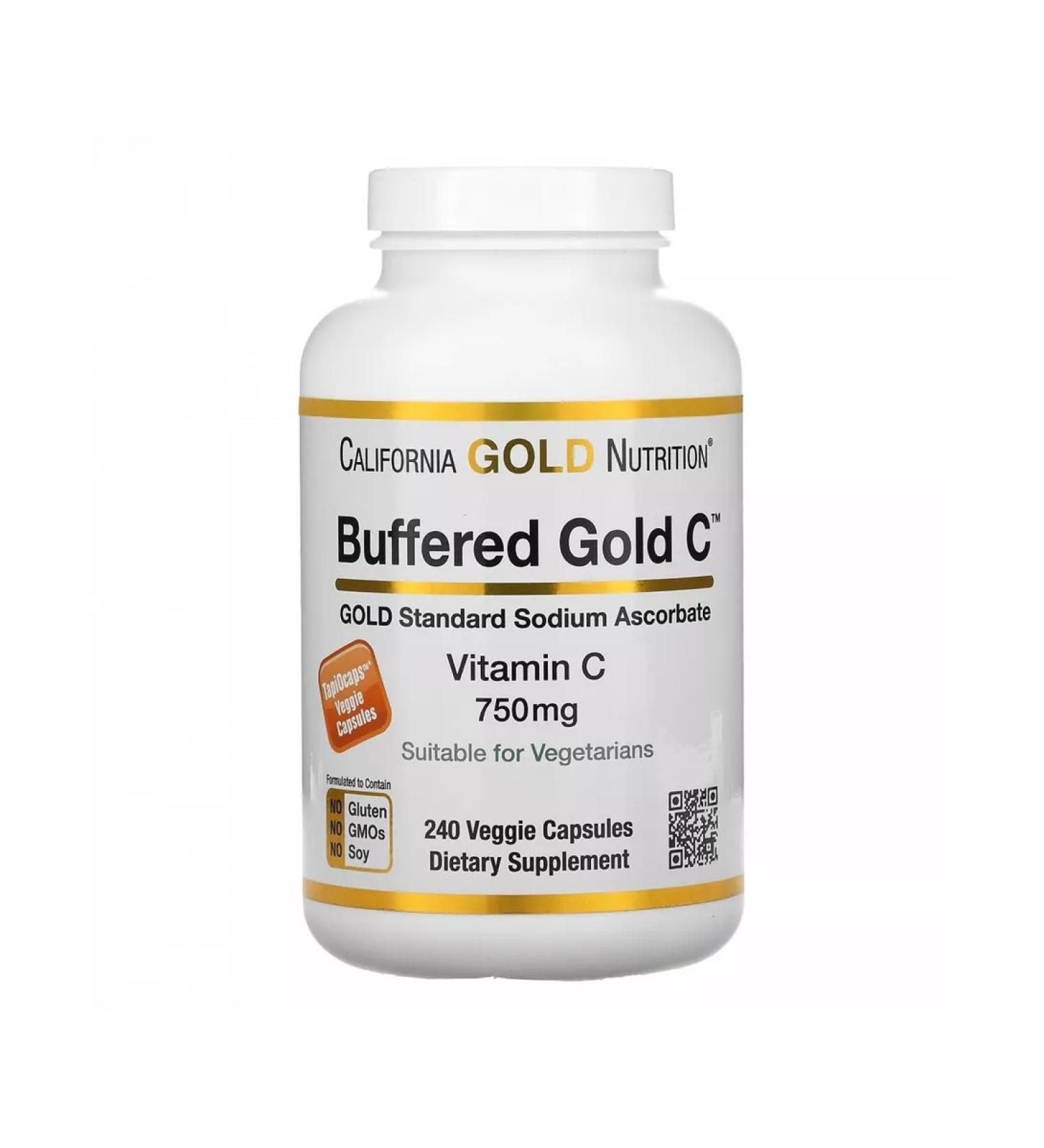 California Gold Nutrition Vitamin C buffer