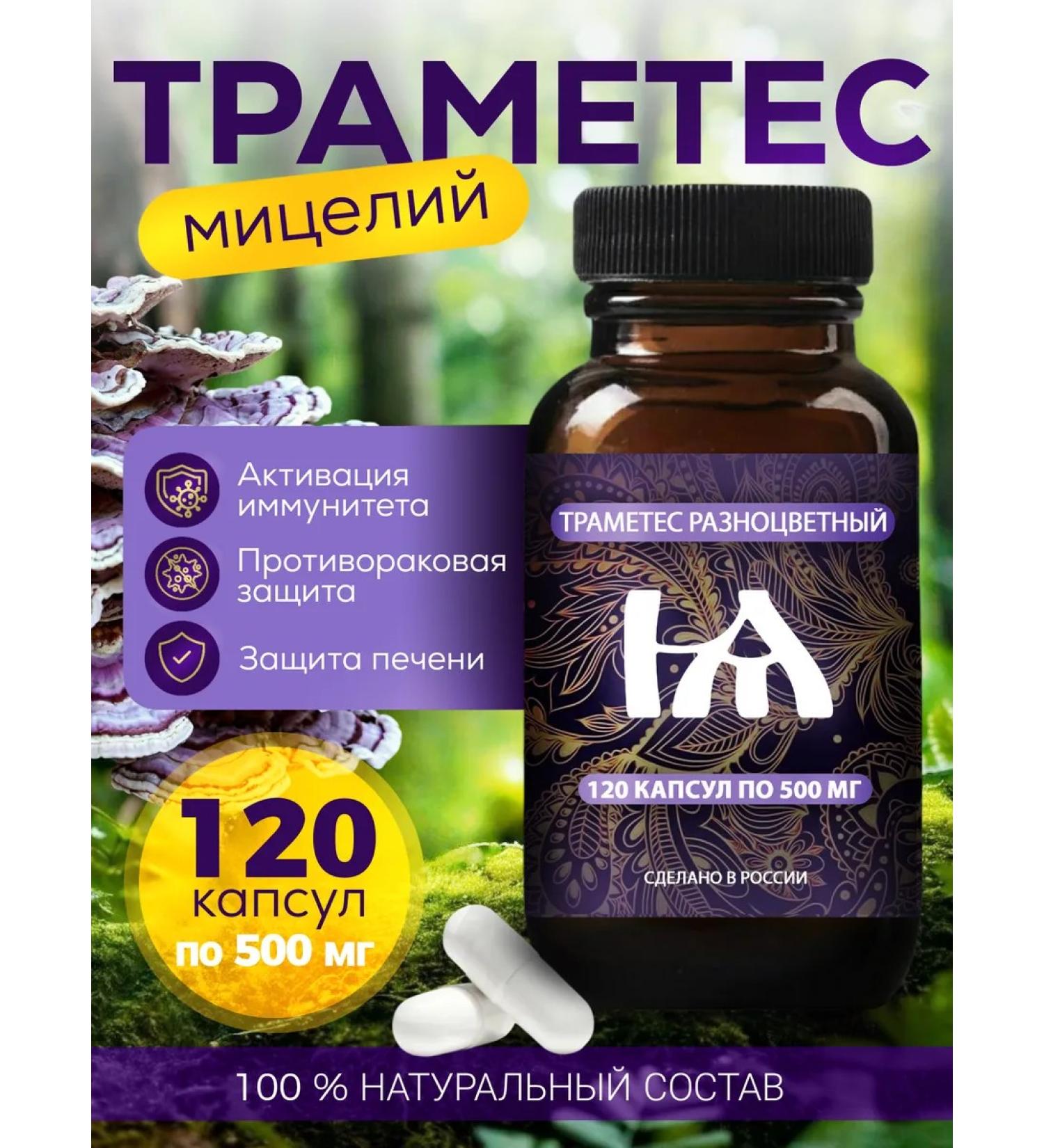 Hedgehog TRAMEMES MUCHIBULE MICELIS in capsules 120 pcs 500 mg - Buy Online on GoSupps.com