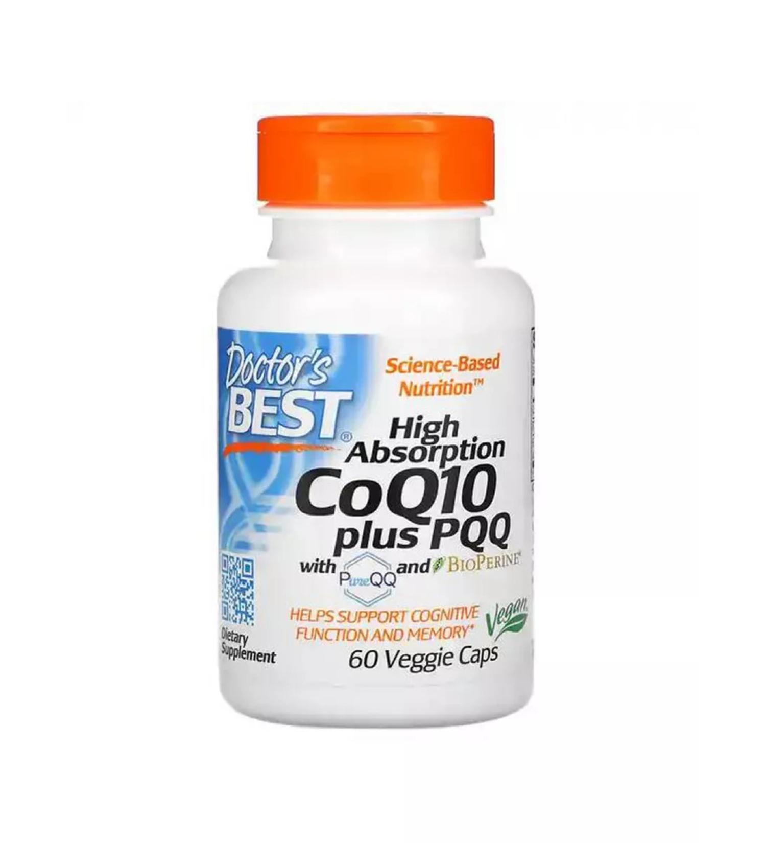 Doctor's Best Coenzyme Q10 100 mg 60 plant capsules