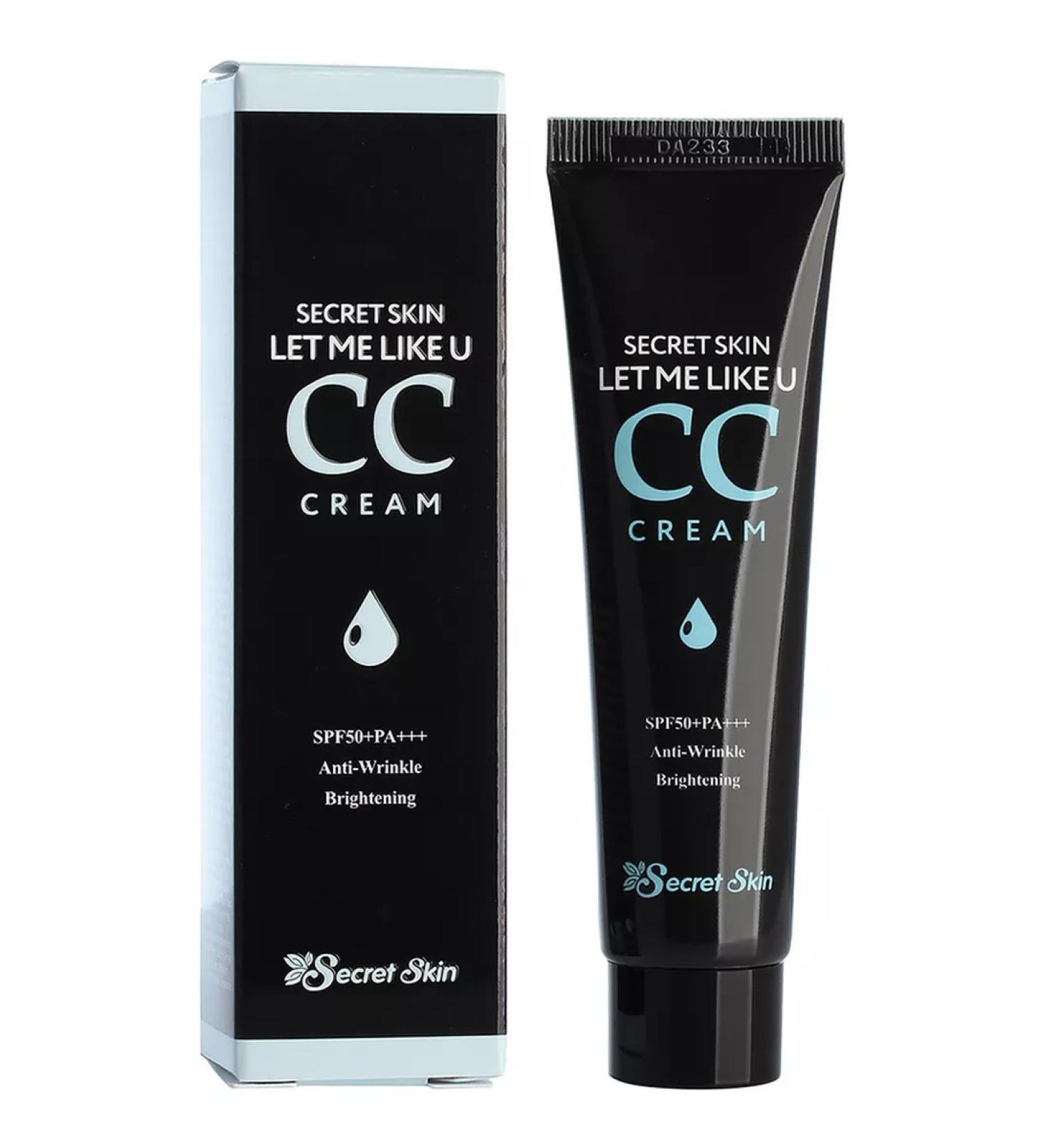 SECRET SKIN Let me like u cream SS aligning tone SPF50+PA +++