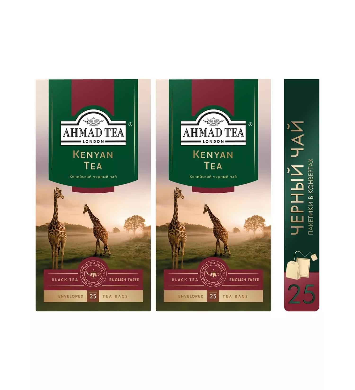 Ahmad Tea Black tea "Kenyan Tea" 2pcs of 25 packets. Kenyan - Buy Online on GoSupps.com