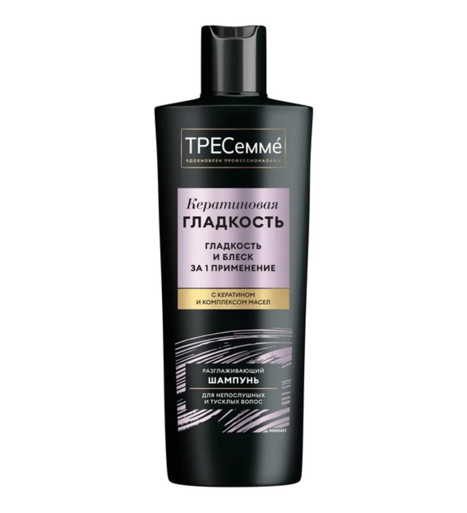 TRESemm Keratin Smooth shampoo for naughty and dull hair 400ml - Buy Online on GoSupps.com