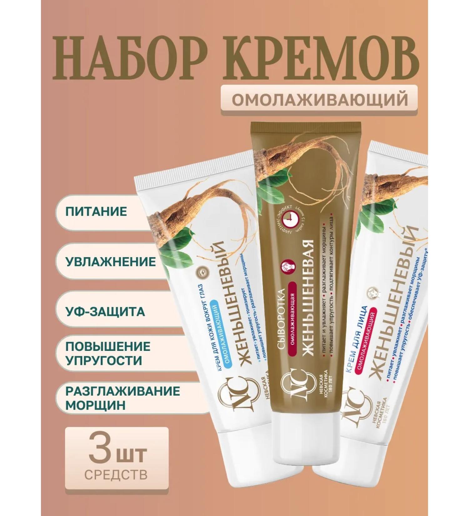 Nevskaya Cosmetics Eye cream serum cream set