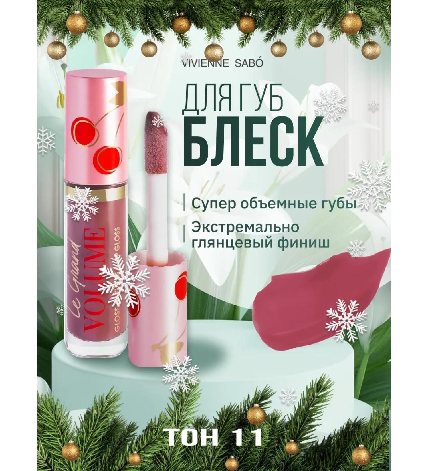 VIVIENNE SABO Lip gloss Le Grand Volume tone 11 plum - Buy Online on GoSupps.com