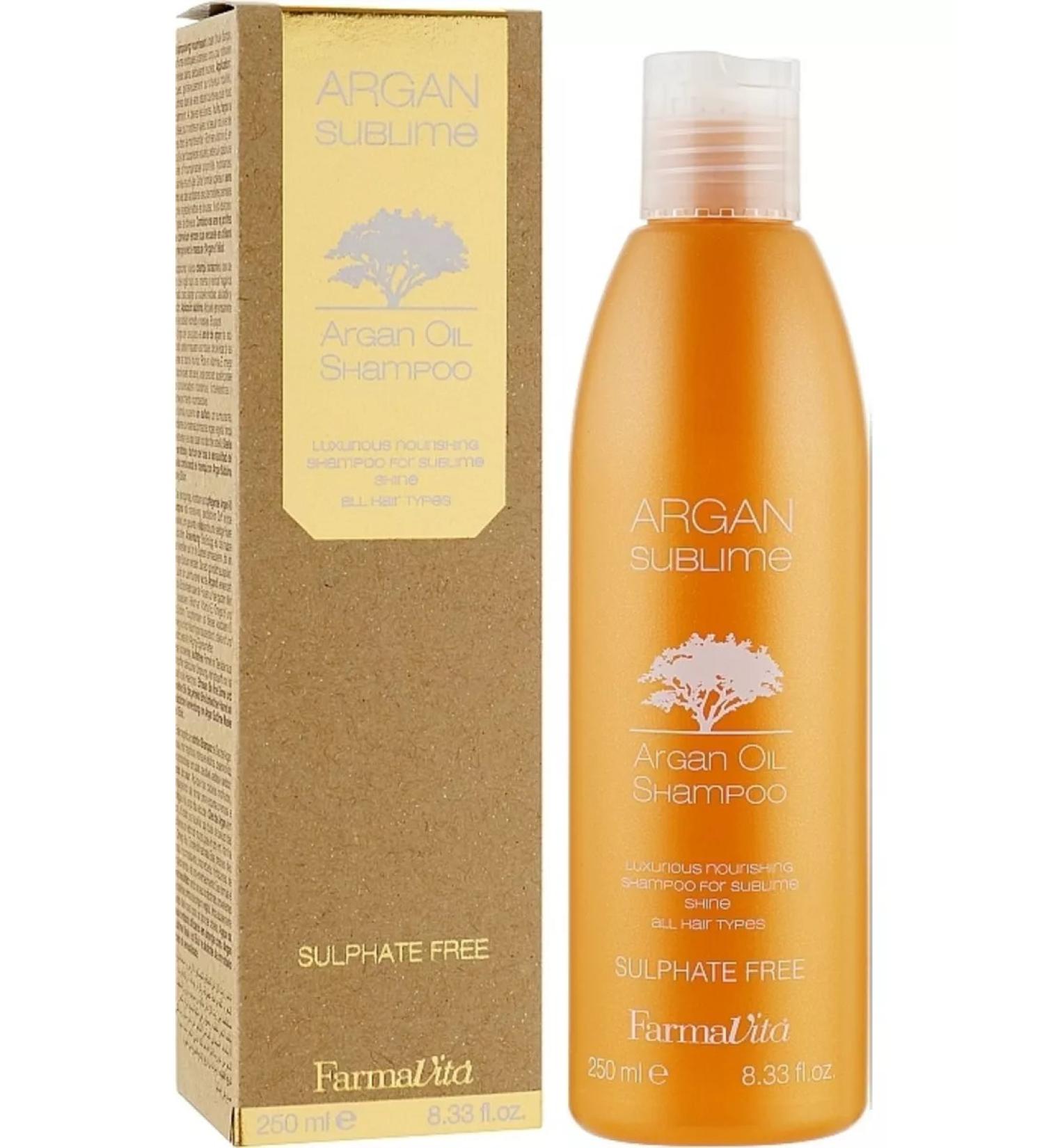 Farmavita Argan Sublime shampoo with argan oil