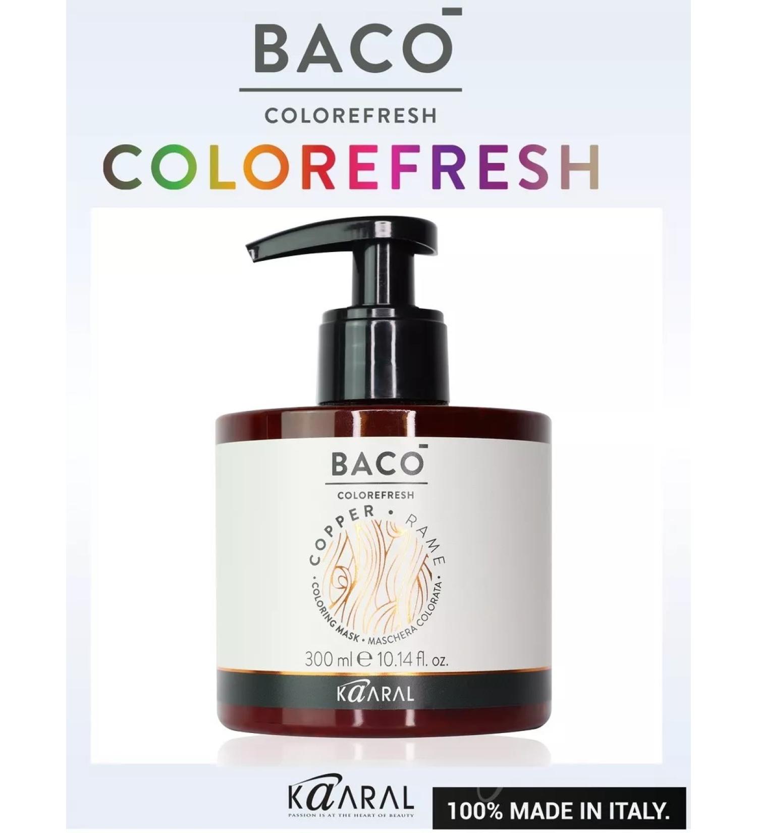 Kaaral Tinting hair mask Colorfresh Copper Copper 300ml - Buy Online on GoSupps.com