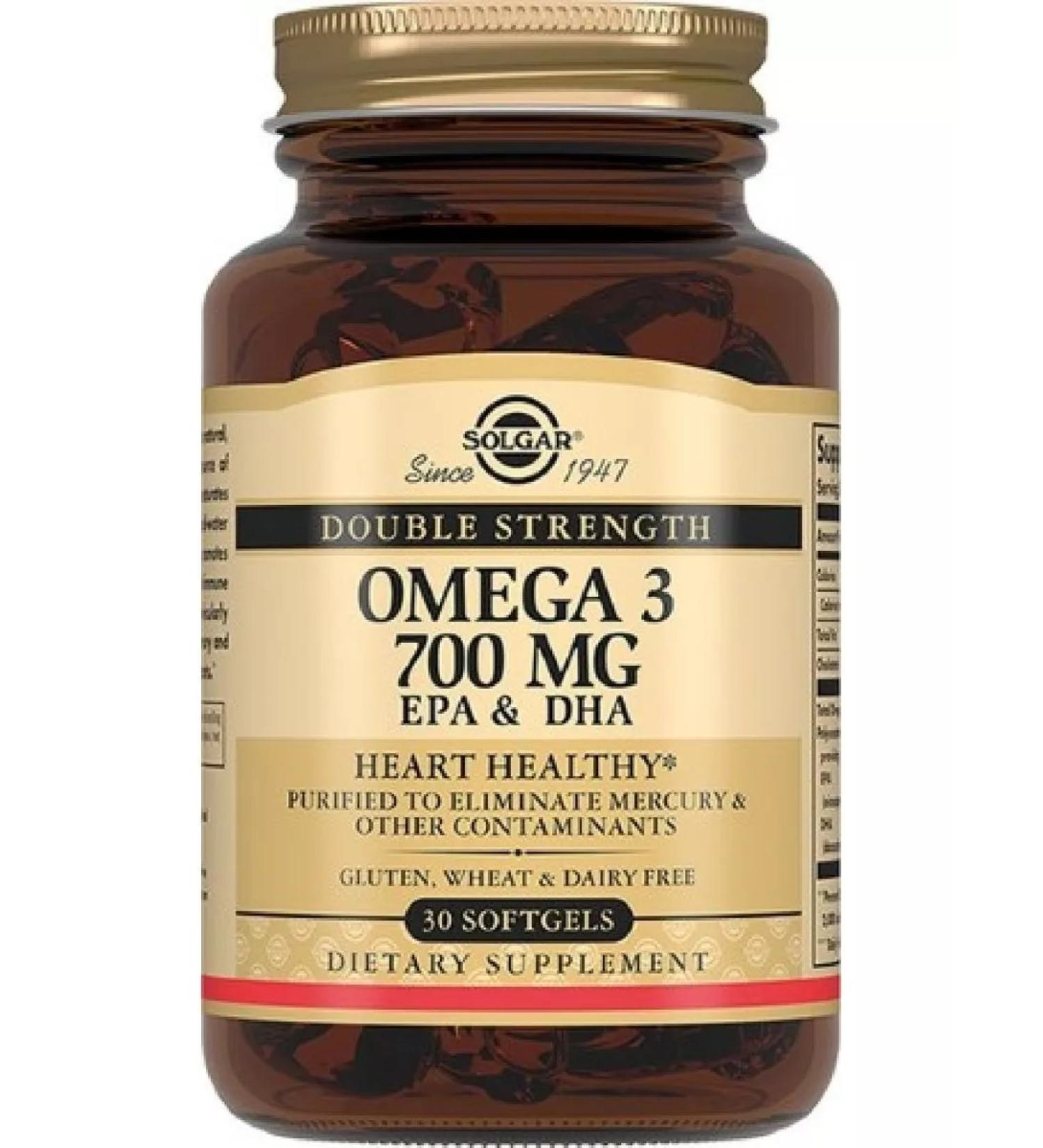 Solgar Double Omega-3 EPK DGK 30 pcs capsules-1 pcs - Buy Online on GoSupps.com