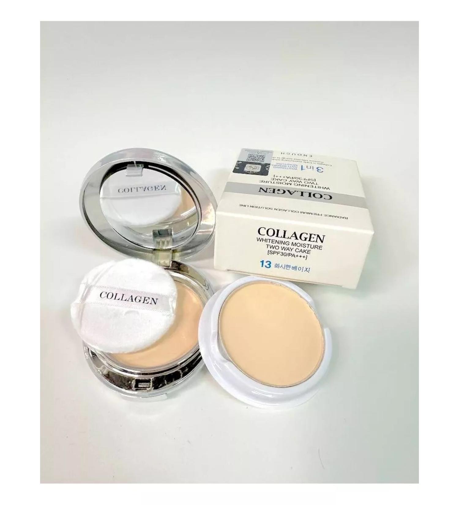 Sarcoli Facial powder compact matting double 13