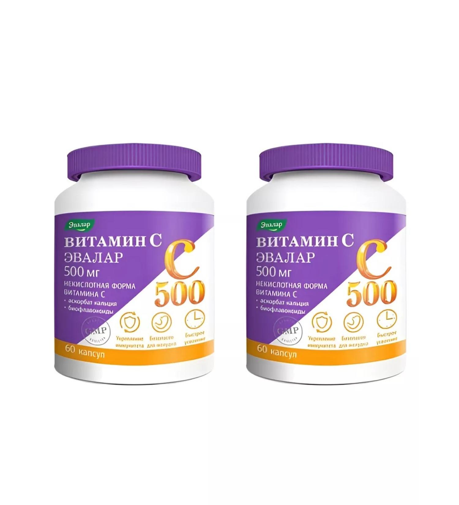 Evalar Vitamin C 500 Super Complex No. 60 -2UP