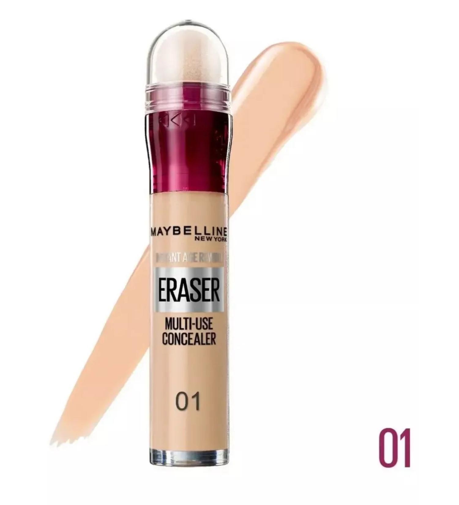 Maybelline New York Multifunctional concealer Instant Eraser 01 - Buy Online on GoSupps.com