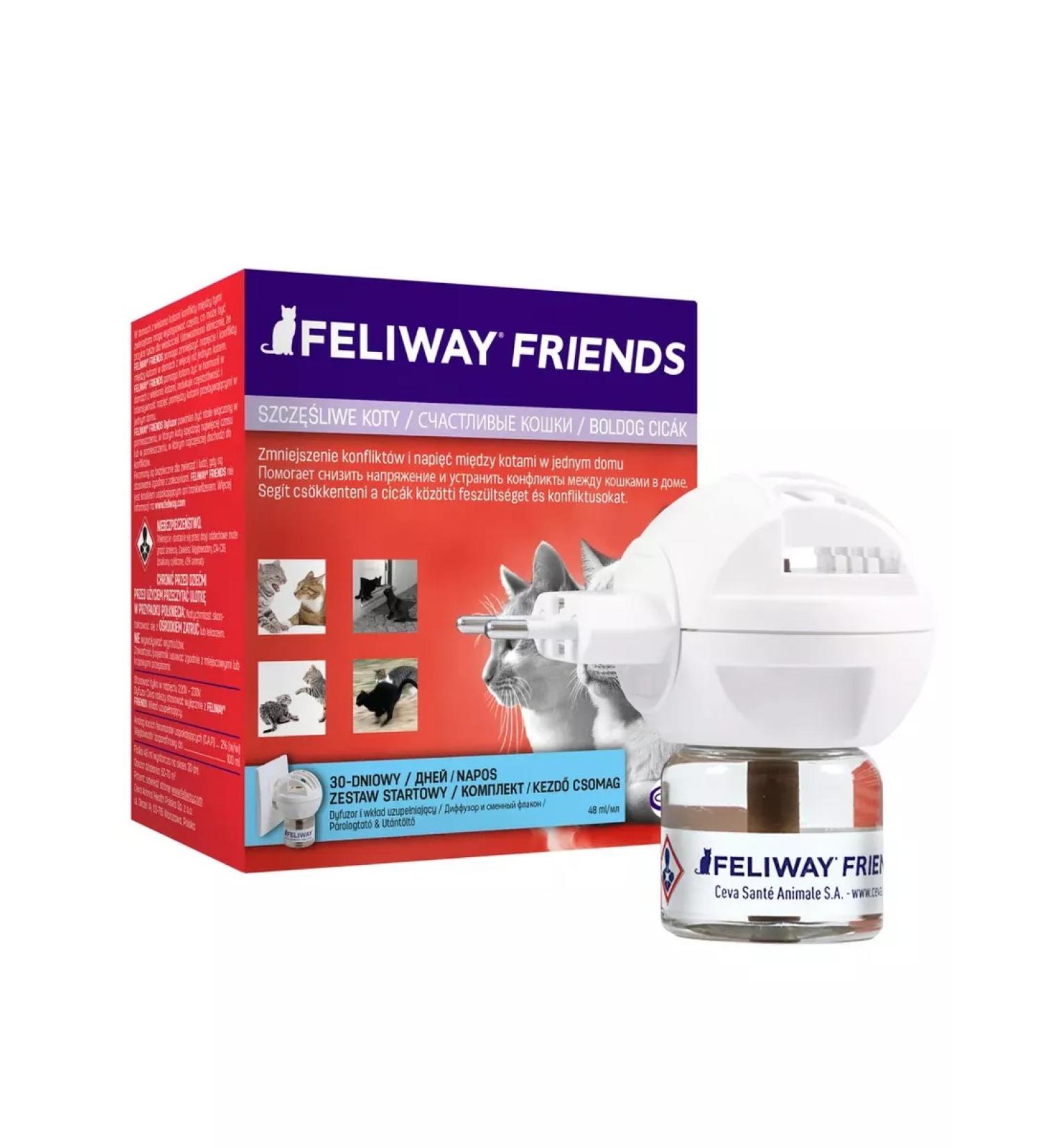 Ceva Felivei Frands catfire for cats 48 ml bottle +diffuser - Buy Online on GoSupps.com