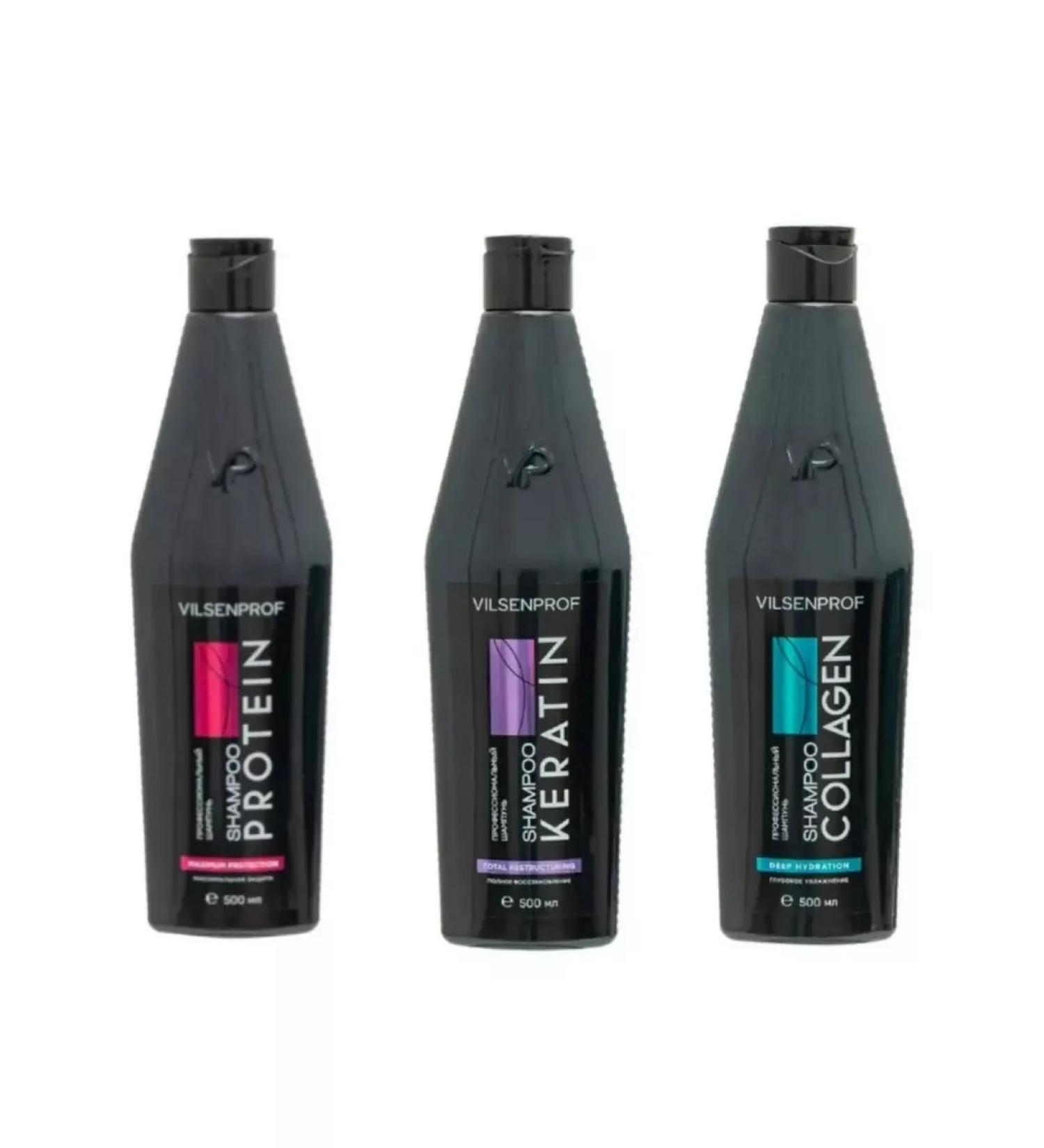 VILSENPROF Professional shampoo 3 pcs. 500 ml - Buy Online on GoSupps.com