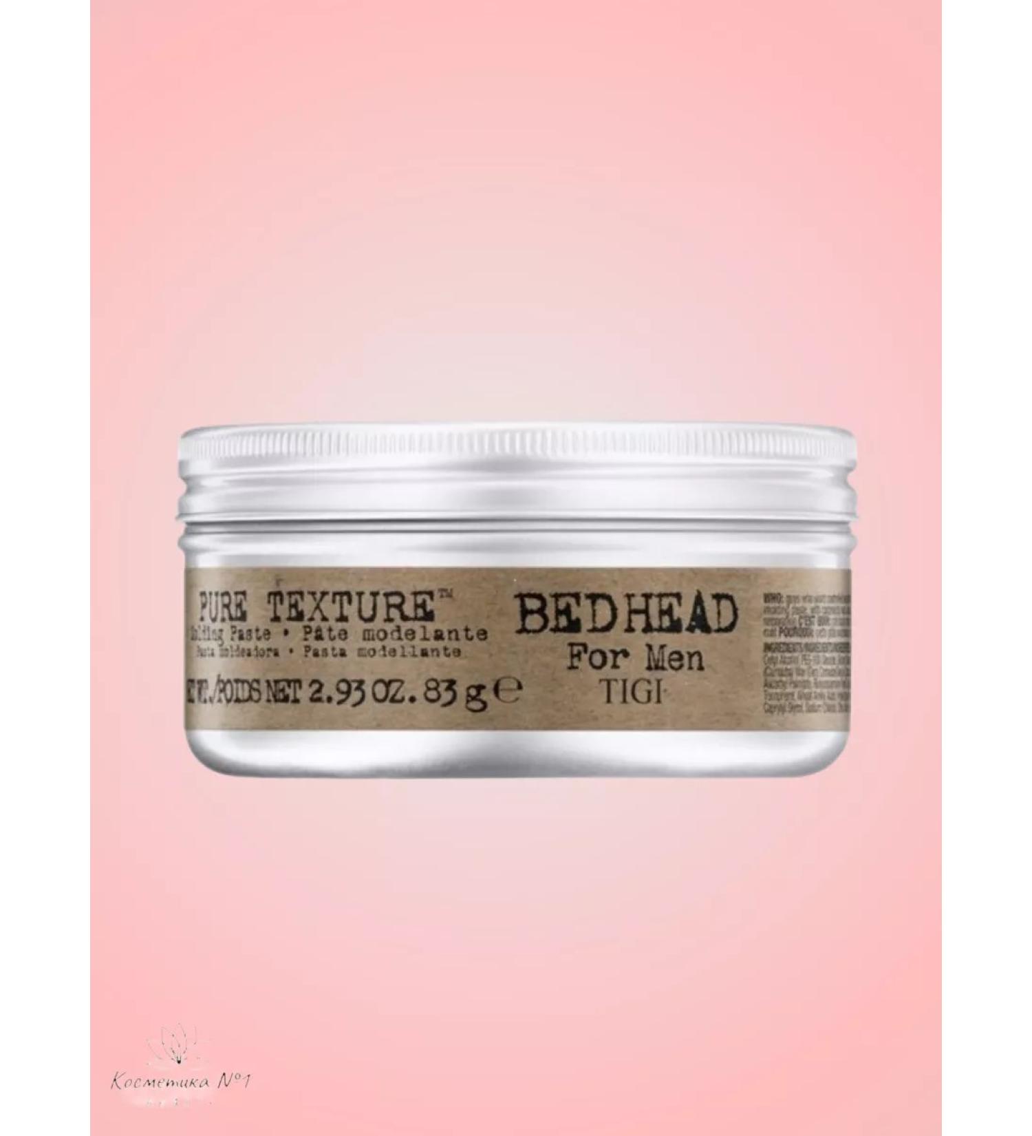 TIGI Bed Head for Men Pure Texture Modeling Paste 83 Gp - Buy Online on GoSupps.com