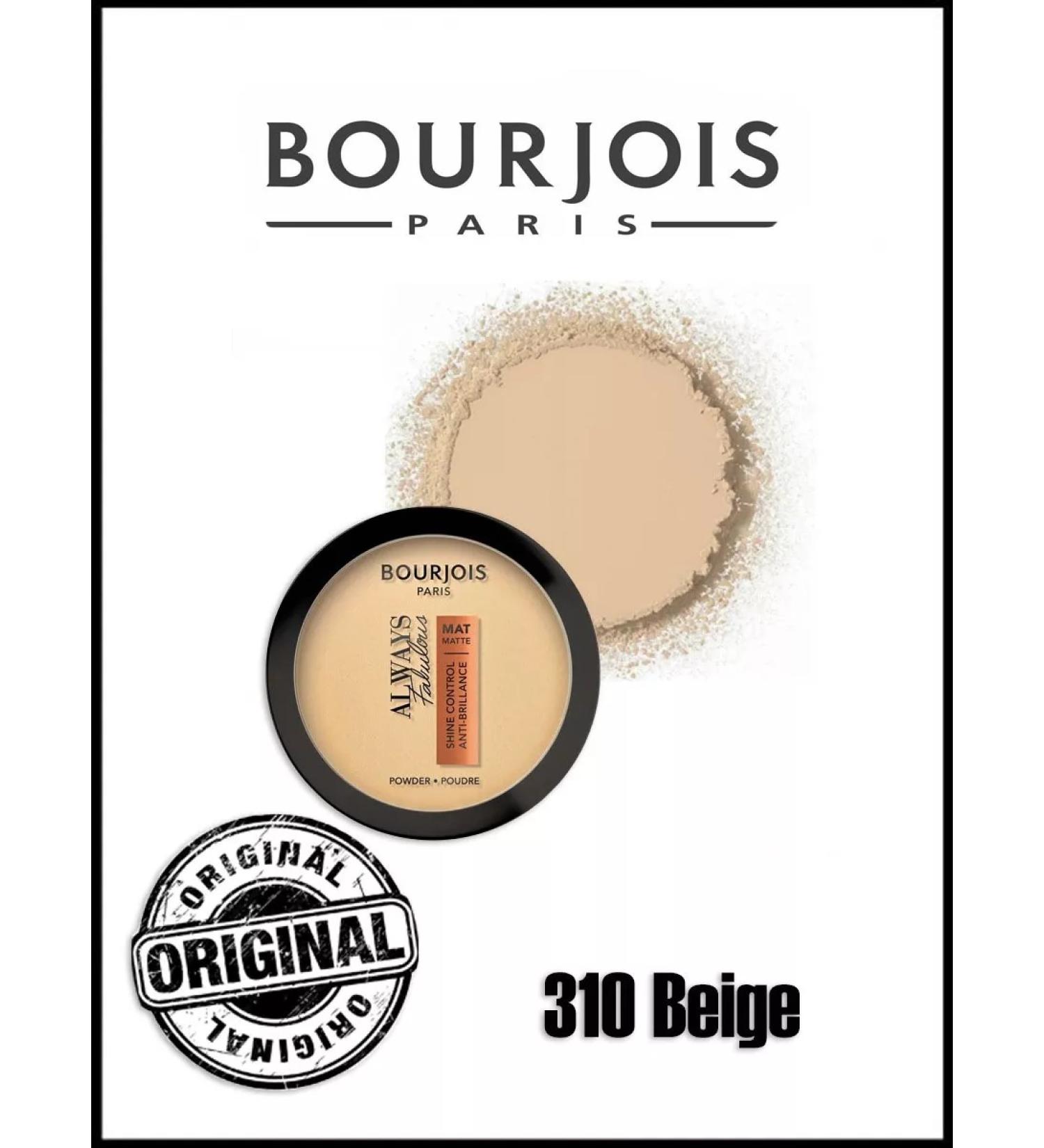 Bourjois Facial powder matting Always Fabulous Matte Powder No. 310 - Buy Online on GoSupps.com