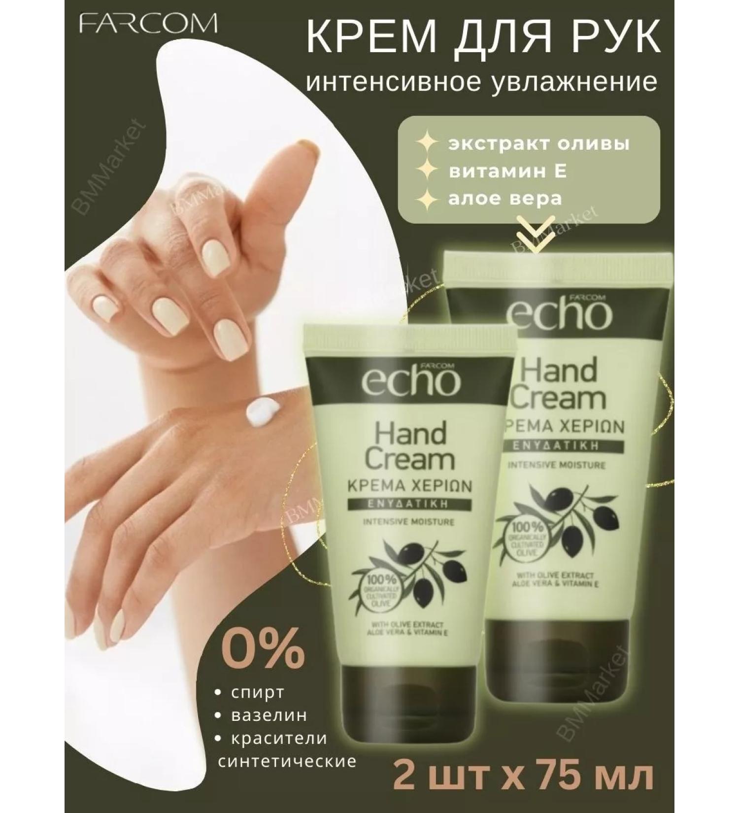 Farcom Hand cream intensively moisturizing set 2 pcs 75 ml - Buy Online on GoSupps.com
