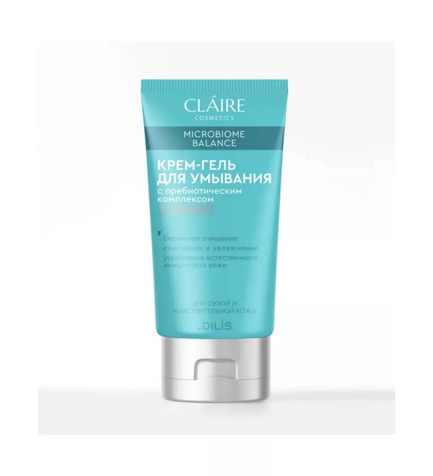 Claire Cosmetics "Microbiome Balance" Cream-gel for washing for dry and senses