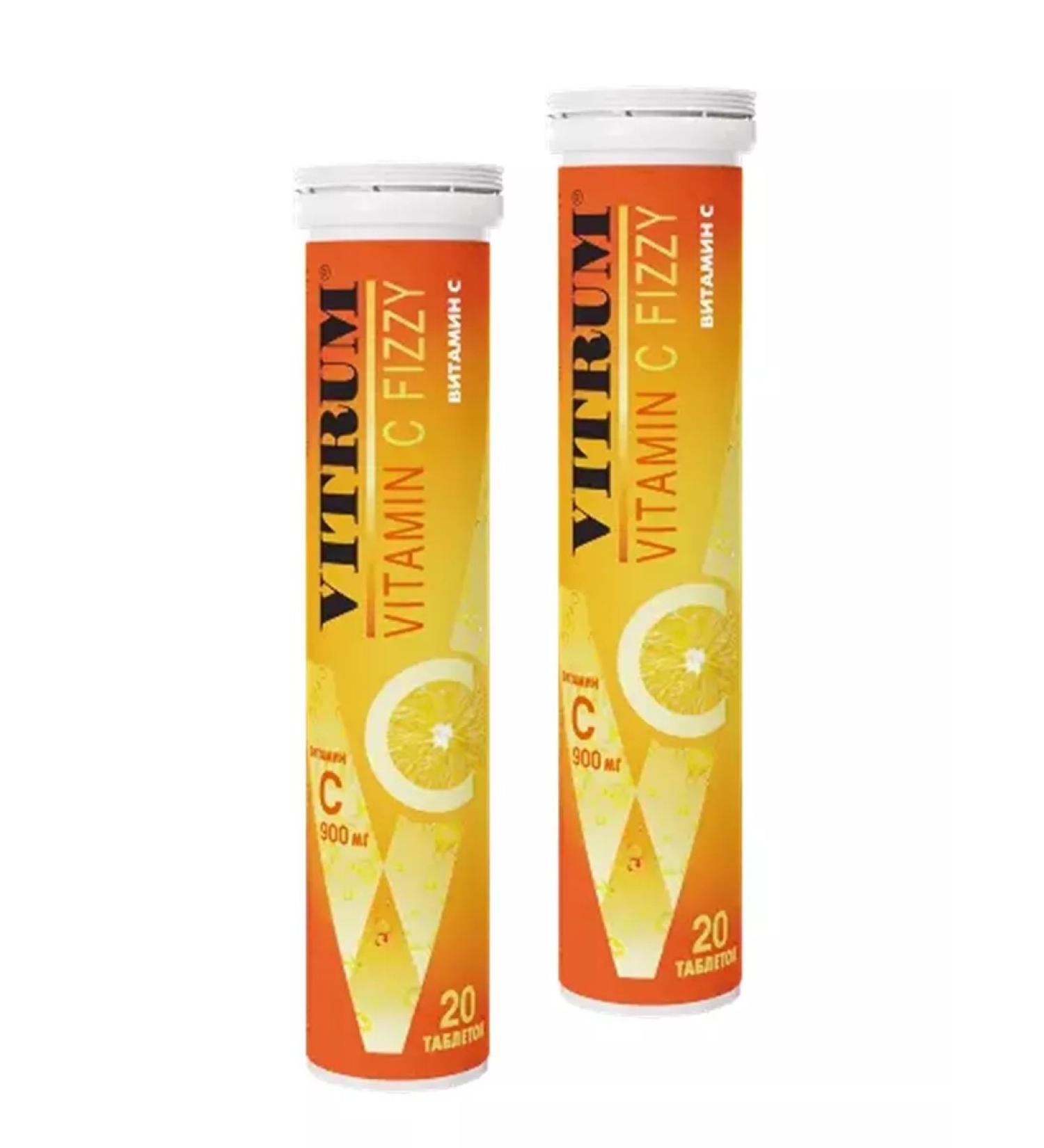 Vitrum Vitamin C hissing 2 pcs - Buy Online on GoSupps.com