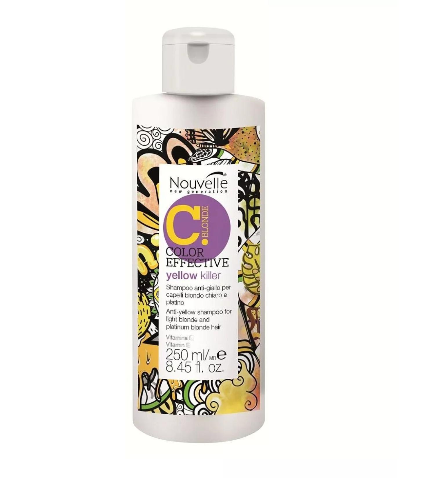 Nouvelle Hair shampoo Yellow Killer against yellowness 250ml