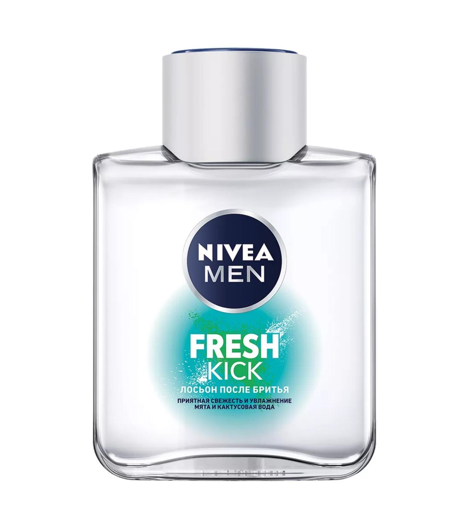 NIVEA Lotion after shaving with mint and cactus MEN Fresh Kick 100ml - Buy Online on GoSupps.com