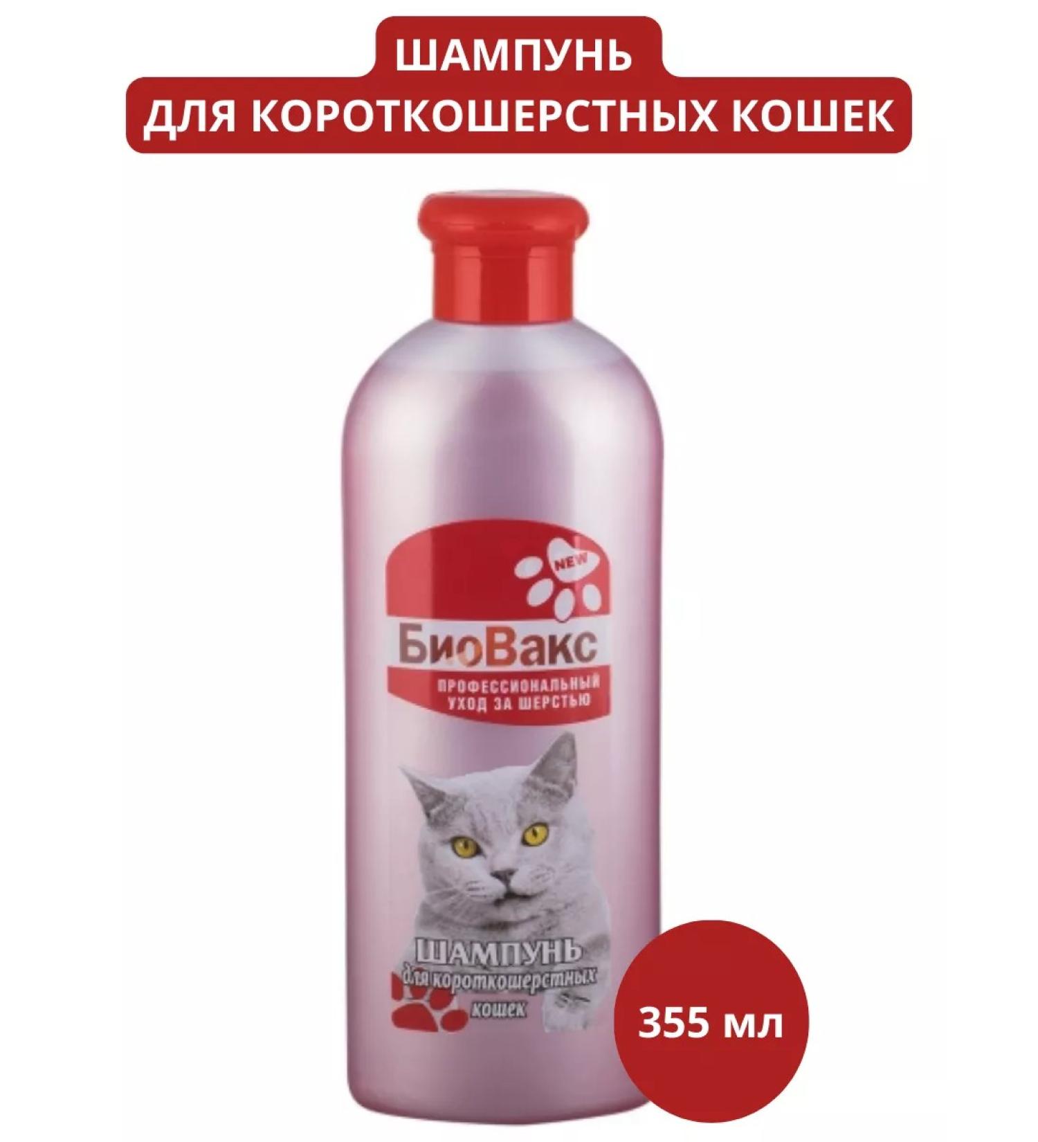 Biovax Shampoo for short -haired cats 355ml - Buy Online on GoSupps.com