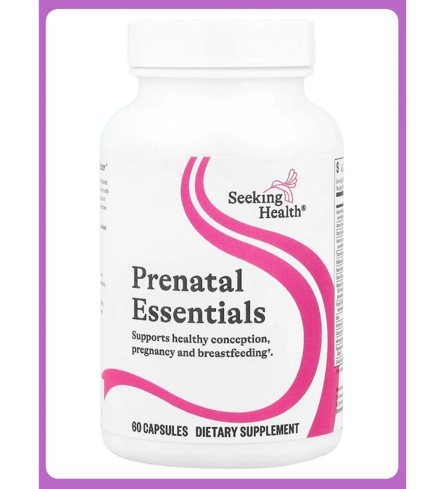 Seeking Health Prenatal vitamins 60 capsules - Buy Online on GoSupps.com