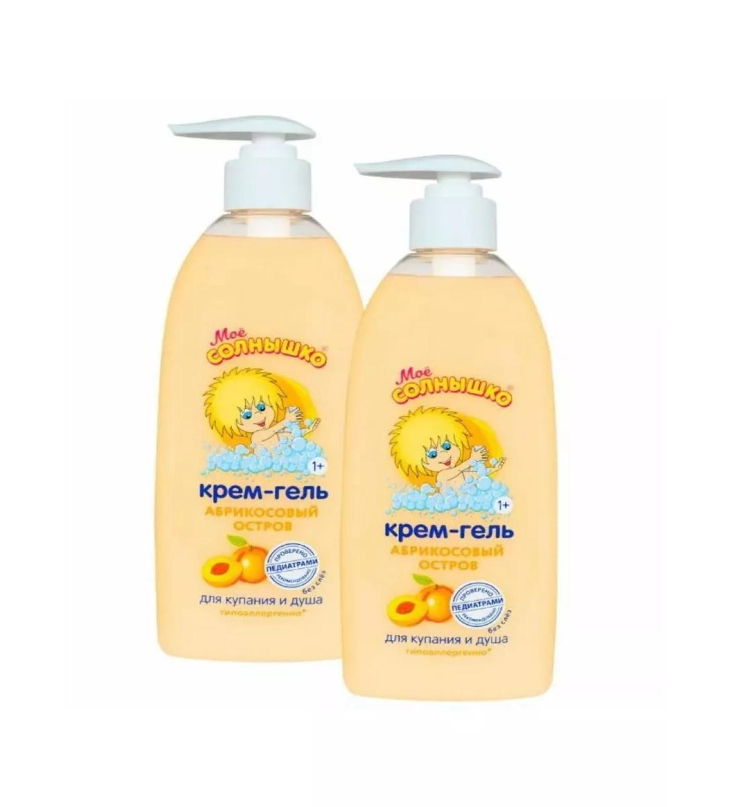 My sunshine Cream-gel children for bathing apricot Island 400ml 2pcs - Buy Online on GoSupps.com