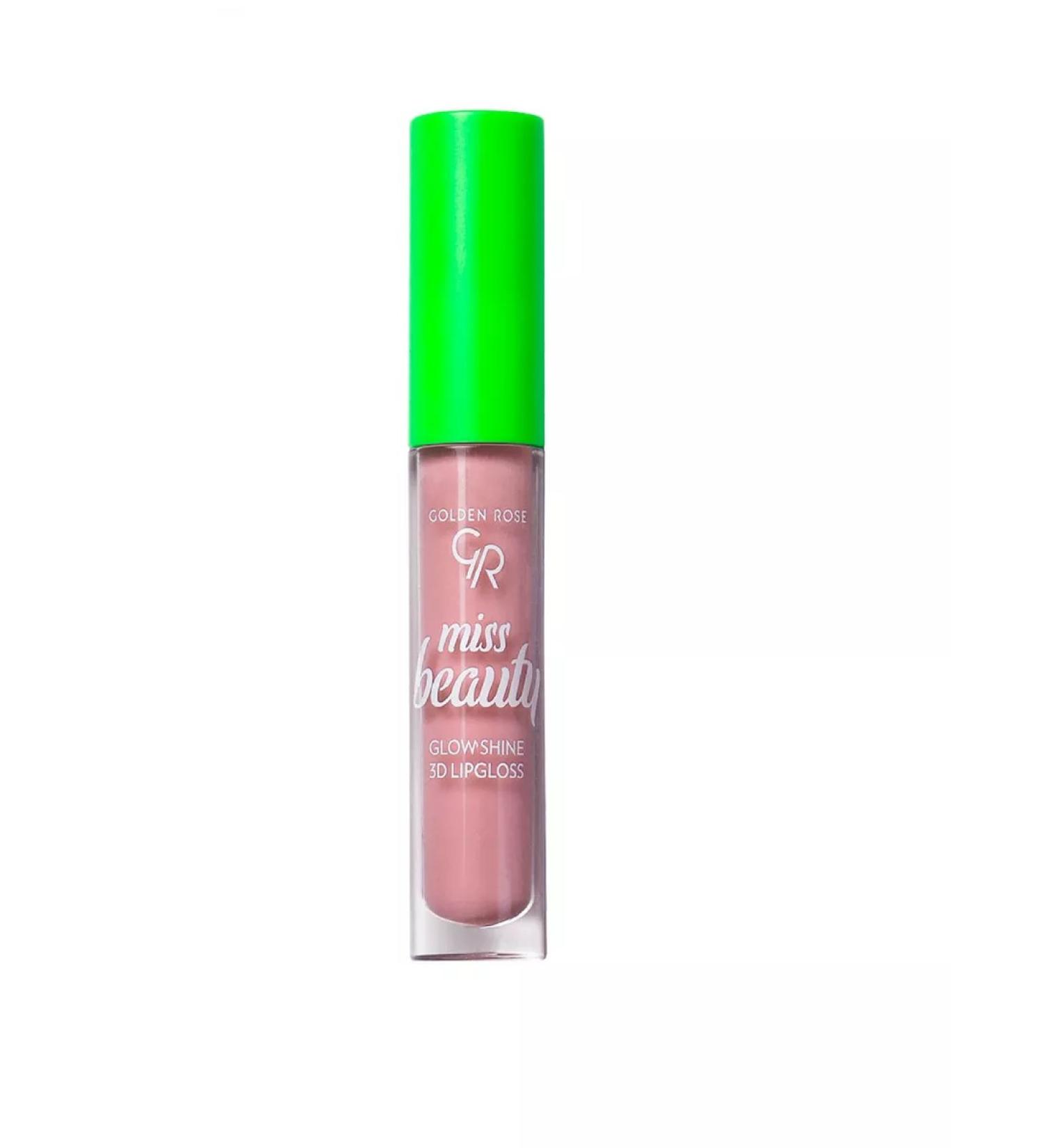 golden rose Lip gloss Miss Beauty Glow Shine Tone 02 Baby Pink