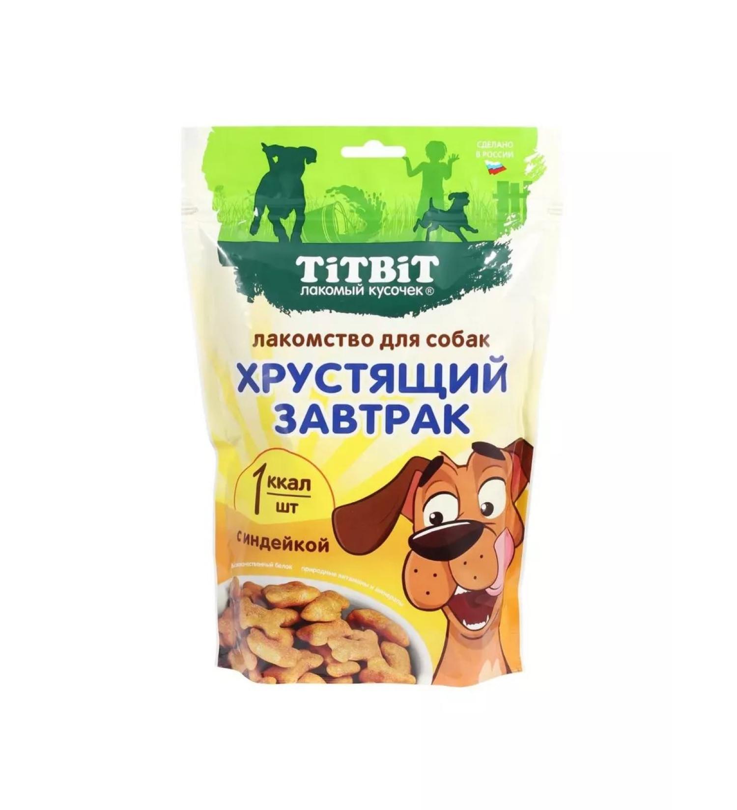 Titbit Crispy breakfast for dogs with a turkey 350g