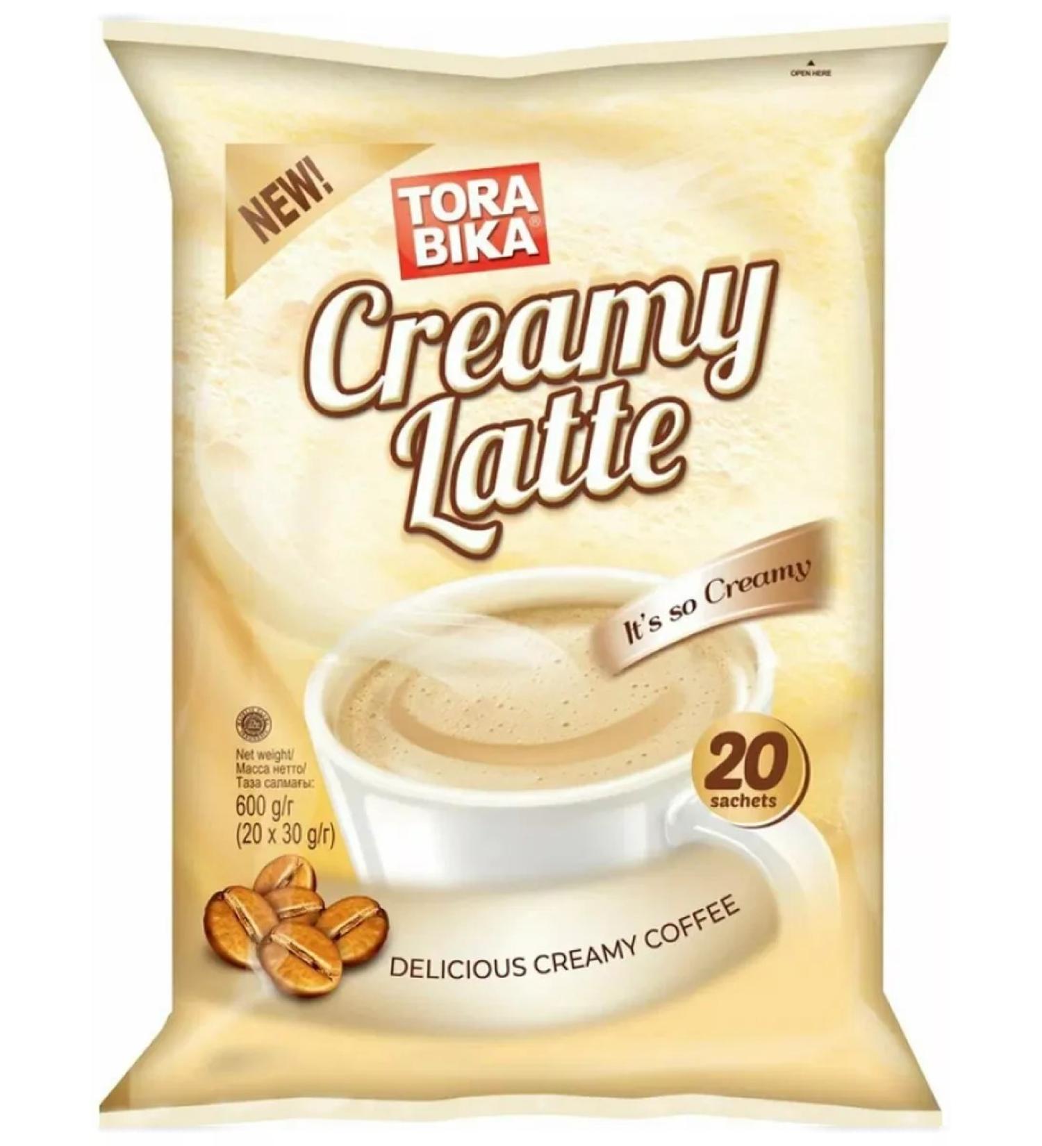 ToraBika Soluble coffee 3B1 Creamy Latte Latte 20p - Buy Online on GoSupps.com