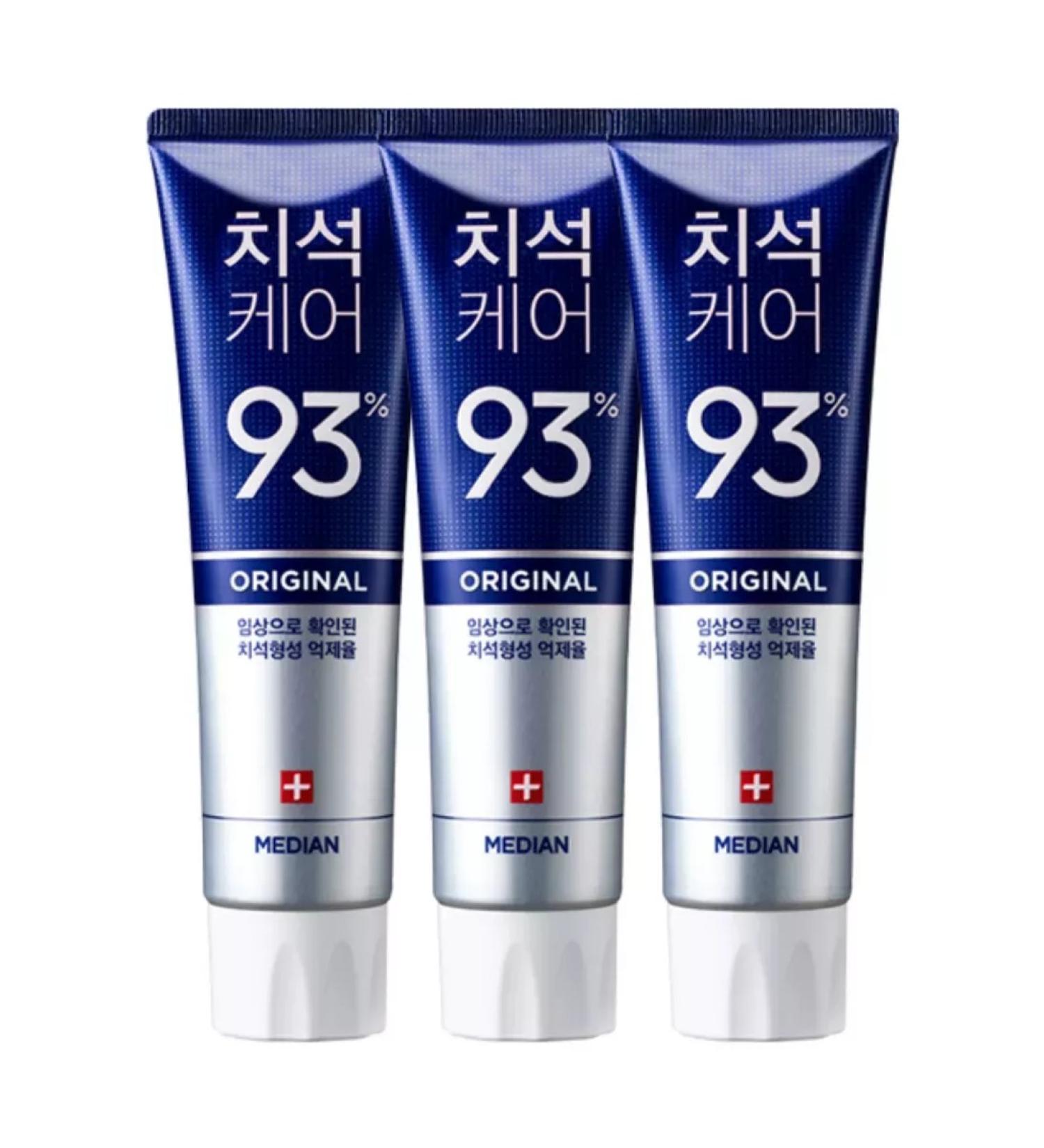 median 3 pcs a set of toothpaste