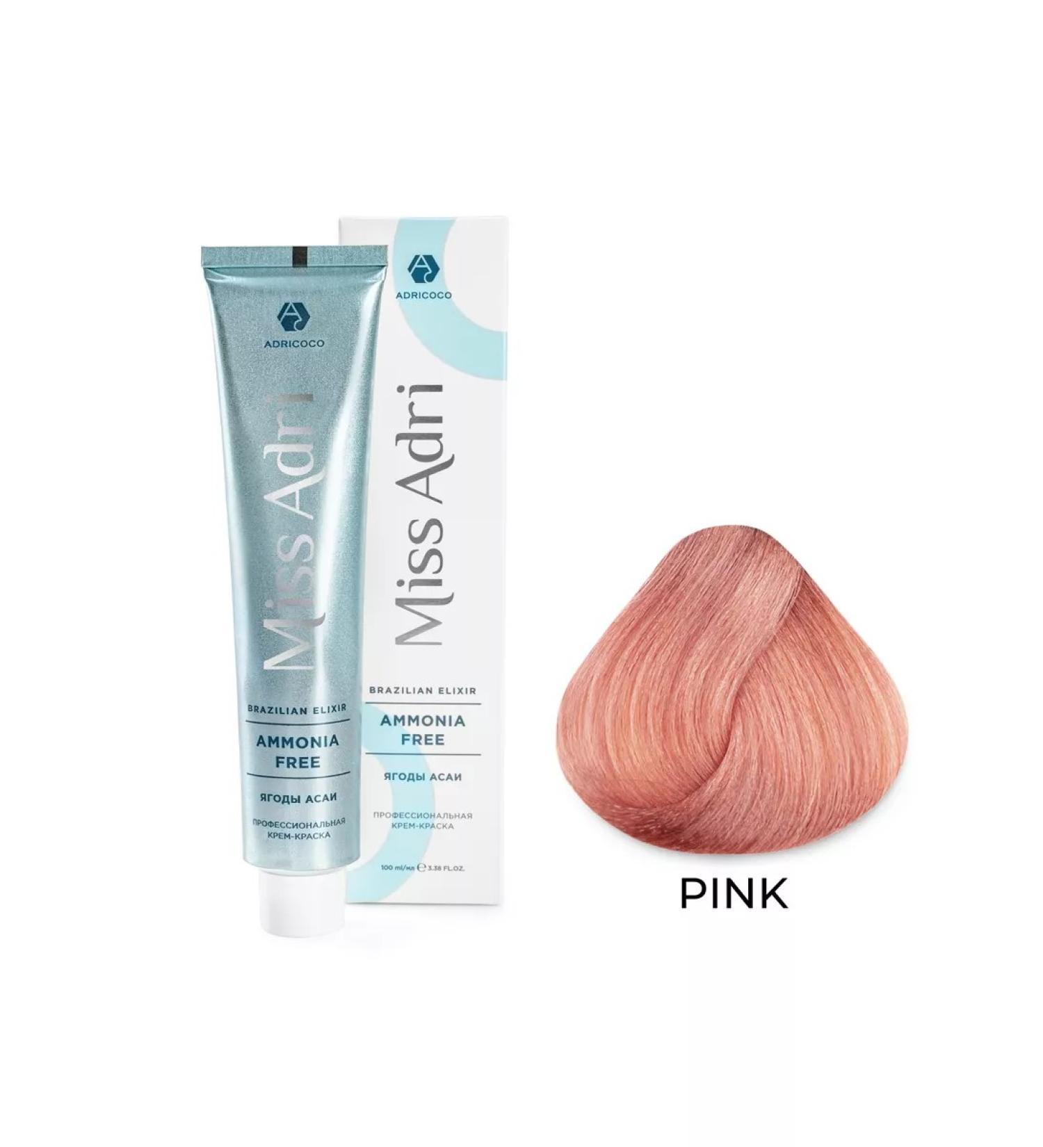 ADRICOCO Cream for hair dye professional (Pink Pink) - Buy Online on GoSupps.com