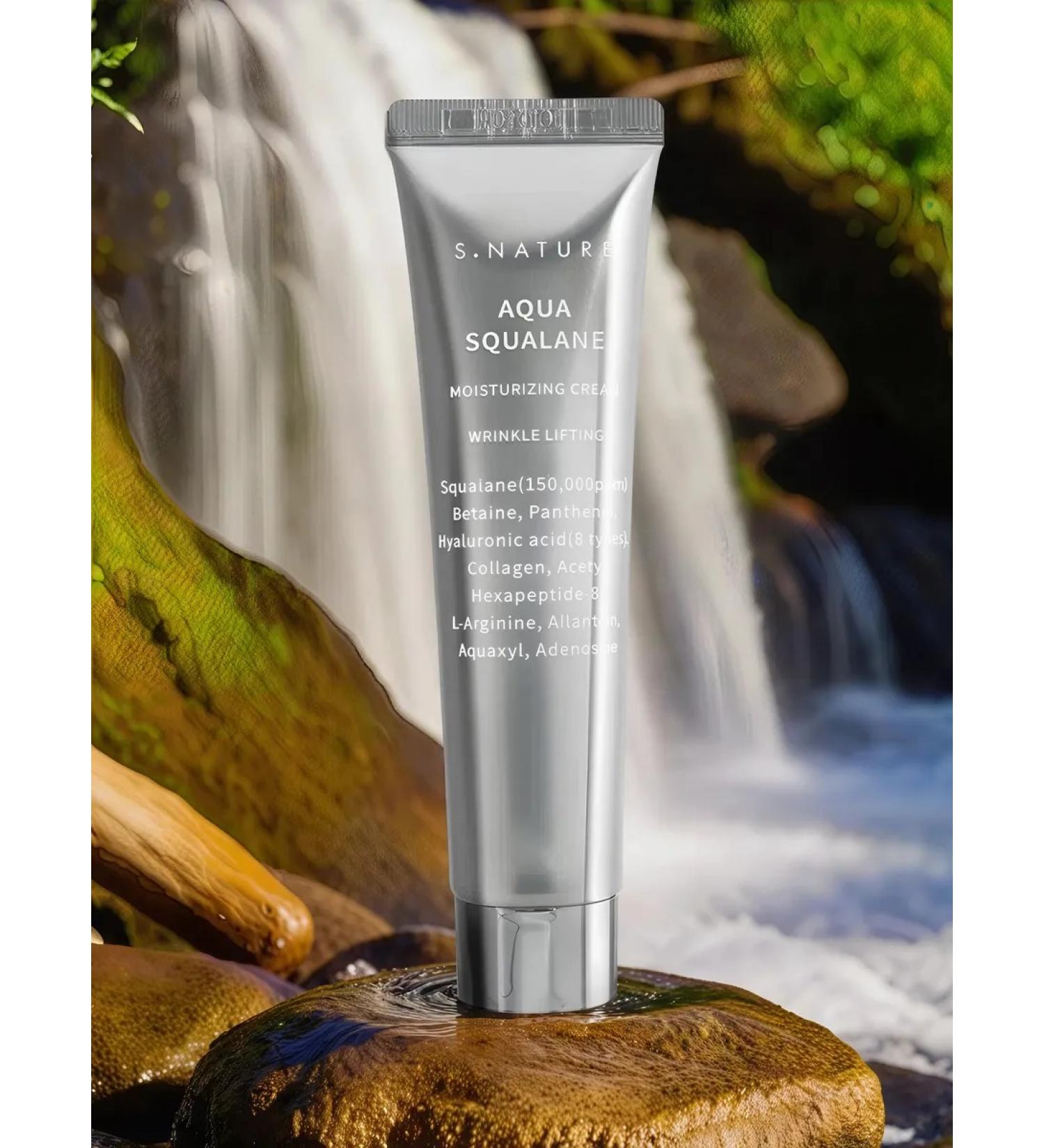 SNATURE Facial cream with Squalan AQWA Squalane Moisturizing Cream - Buy Online on GoSupps.com