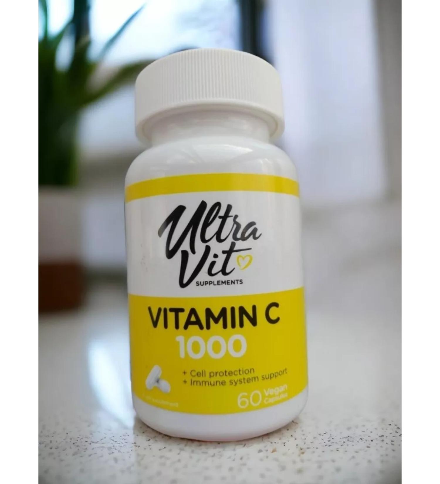 Fitnessland Vitamin C Ultravit Vitamin with 1000 60 capsules - Buy Online on GoSupps.com
