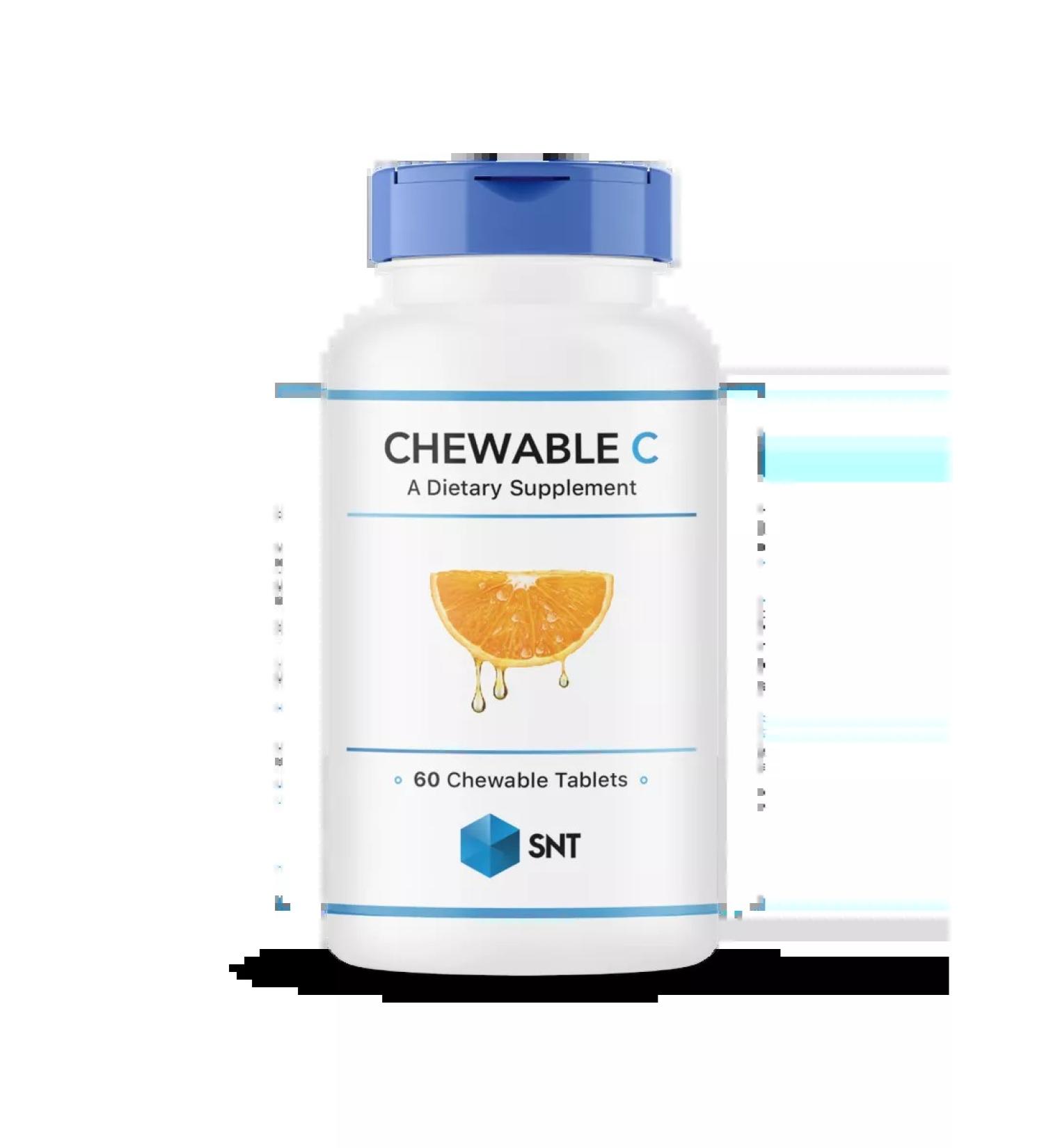 SNT Chewing vitamin C Chewable 500 mg 60 tablets