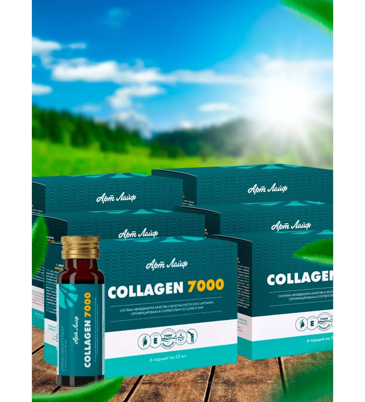 ArtLife Collagen 7000 block (6 bottles of 50 ml) 6 un - Buy Online on GoSupps.com