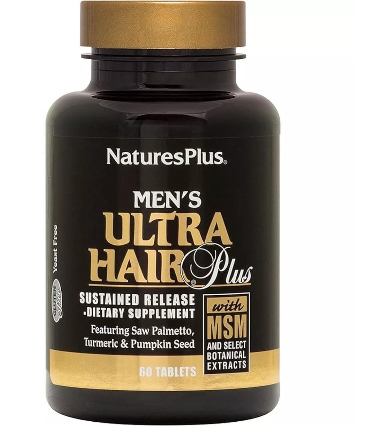 Natures Plus Ultra Hair Plus Men's 60 tablets