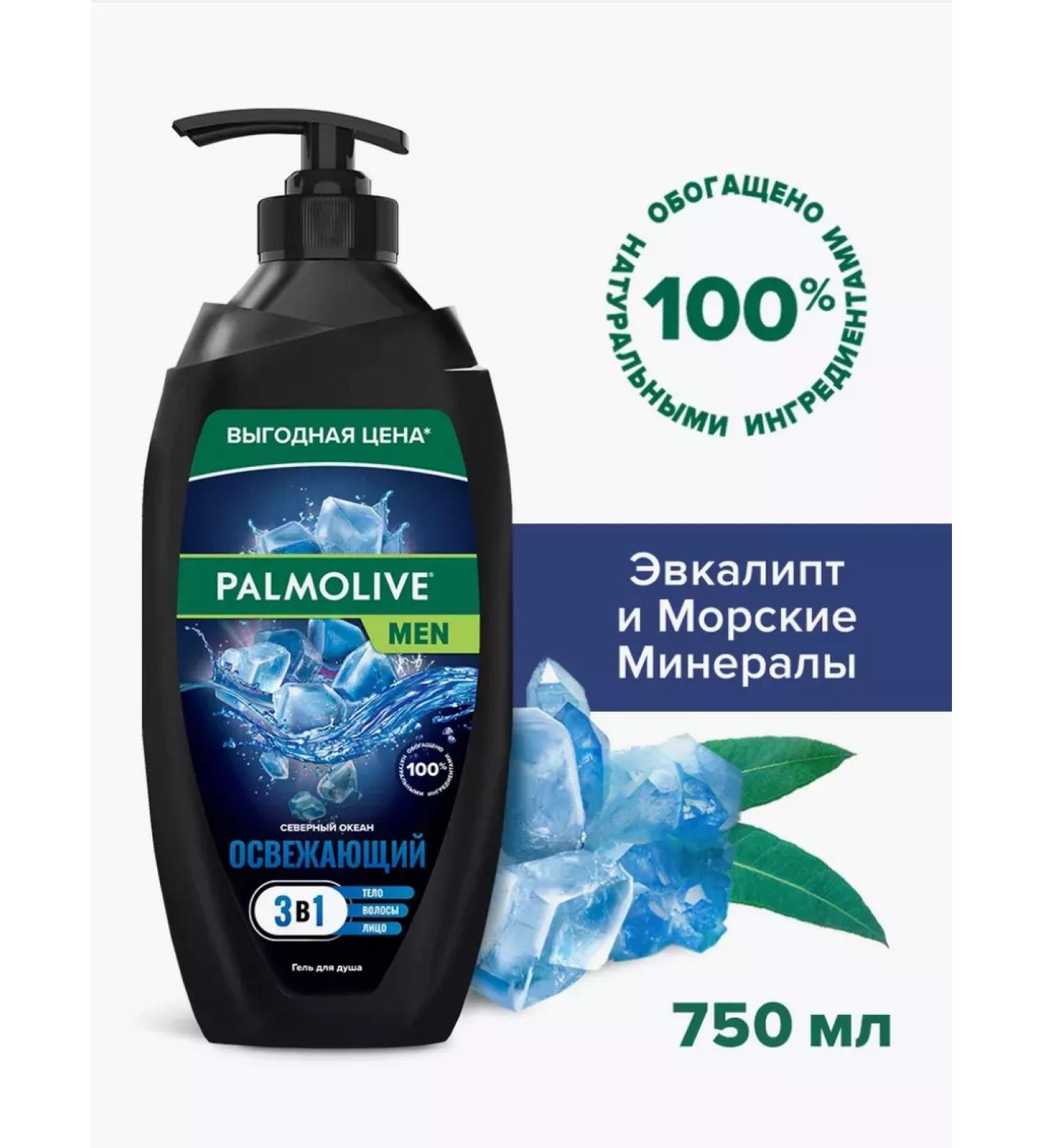 PALMOLIVE Shower gel "Northern Ocean" 750 ml - Buy Online on GoSupps.com