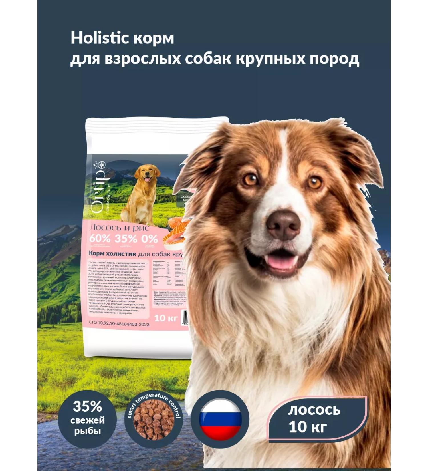 Ortipo Dry food for dogs of large breeds 10 kg - Buy Online on GoSupps.com