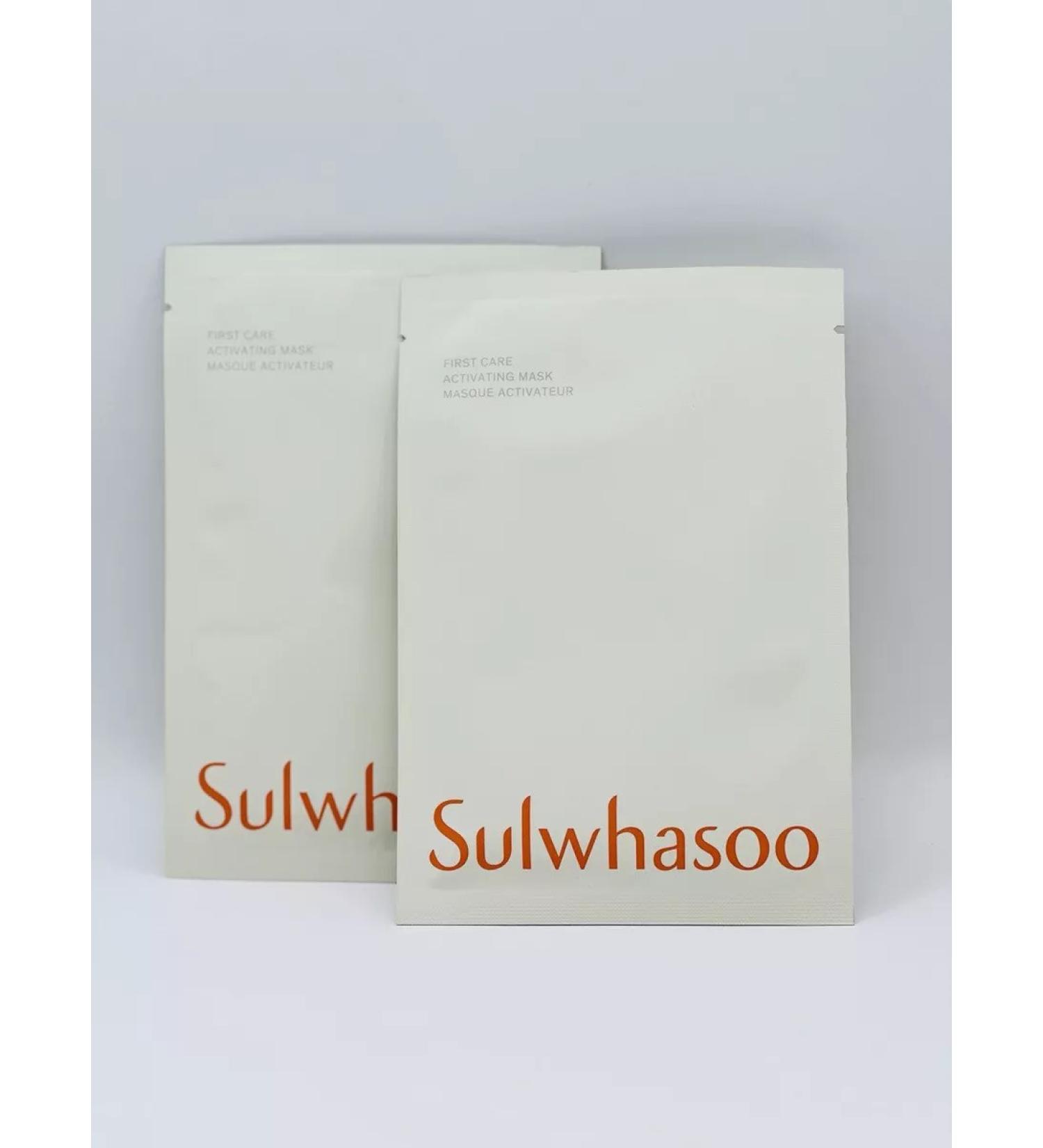 Sulwhasoo Masks (2pcs) FIRST CARE ACTIVATING MASK MASKE Activateur - Buy Online on GoSupps.com