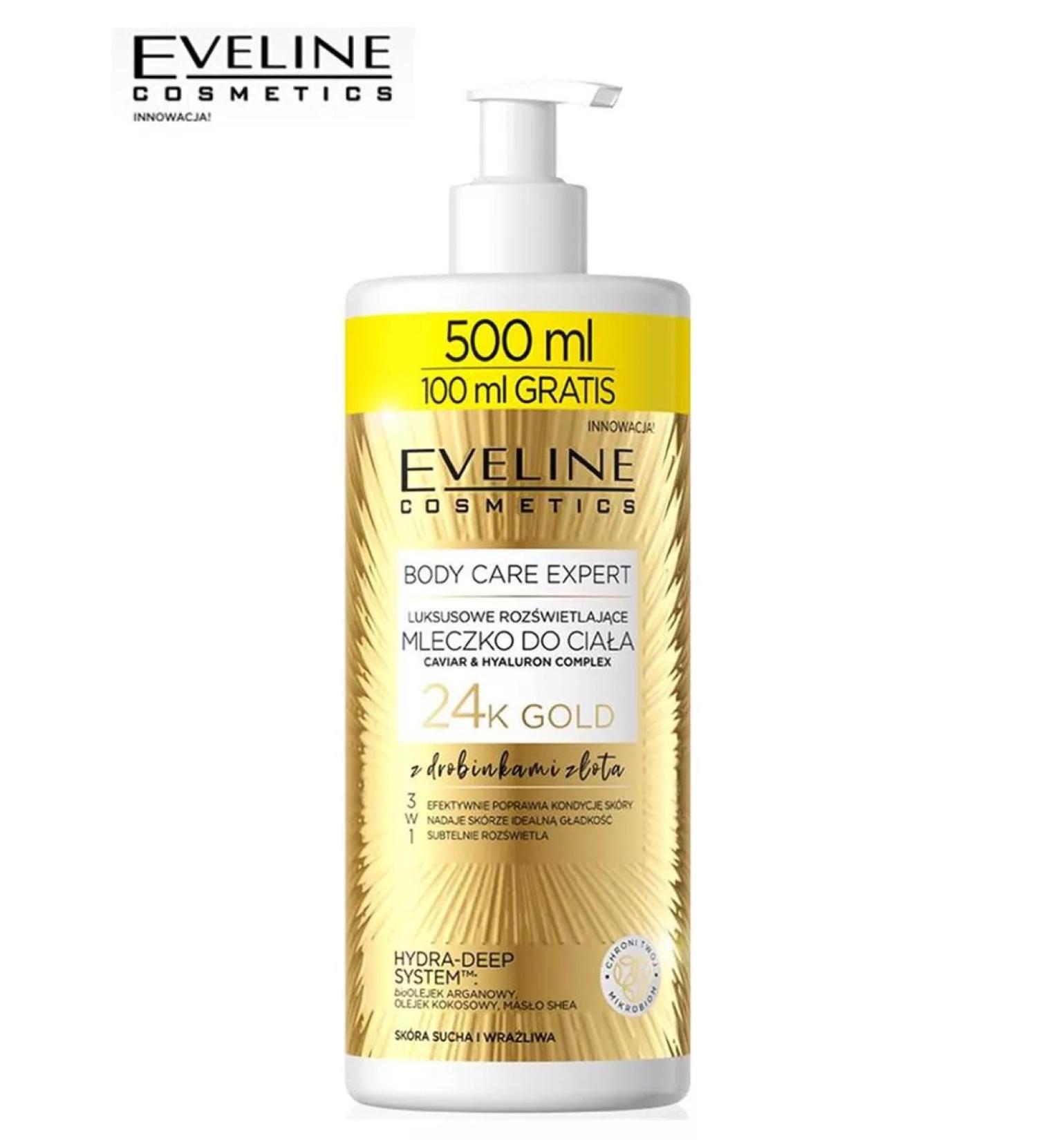 EVELINE Moisturizing body milk for sensitive skin 500 ml