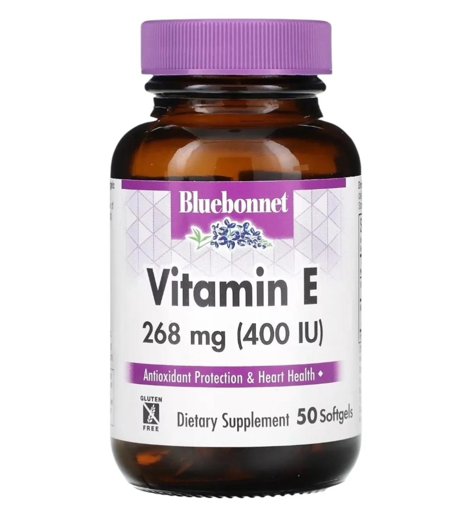 Bluebonnet Vitamin E 400 me 50 gel capsules