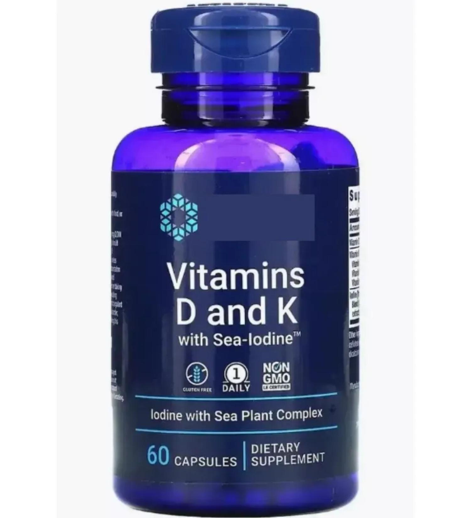 preventionMag Vitamins D and K with iodine Sea-Iodine 60 capsules