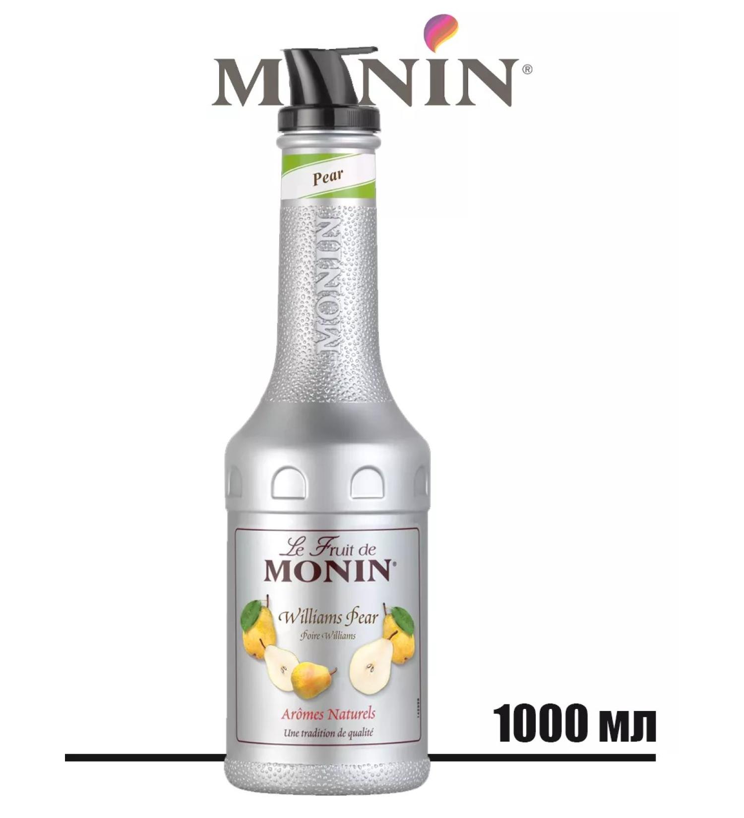 Monin Basics for drinks concentrate fruit topping pear 1l 1l - Buy Online on GoSupps.com