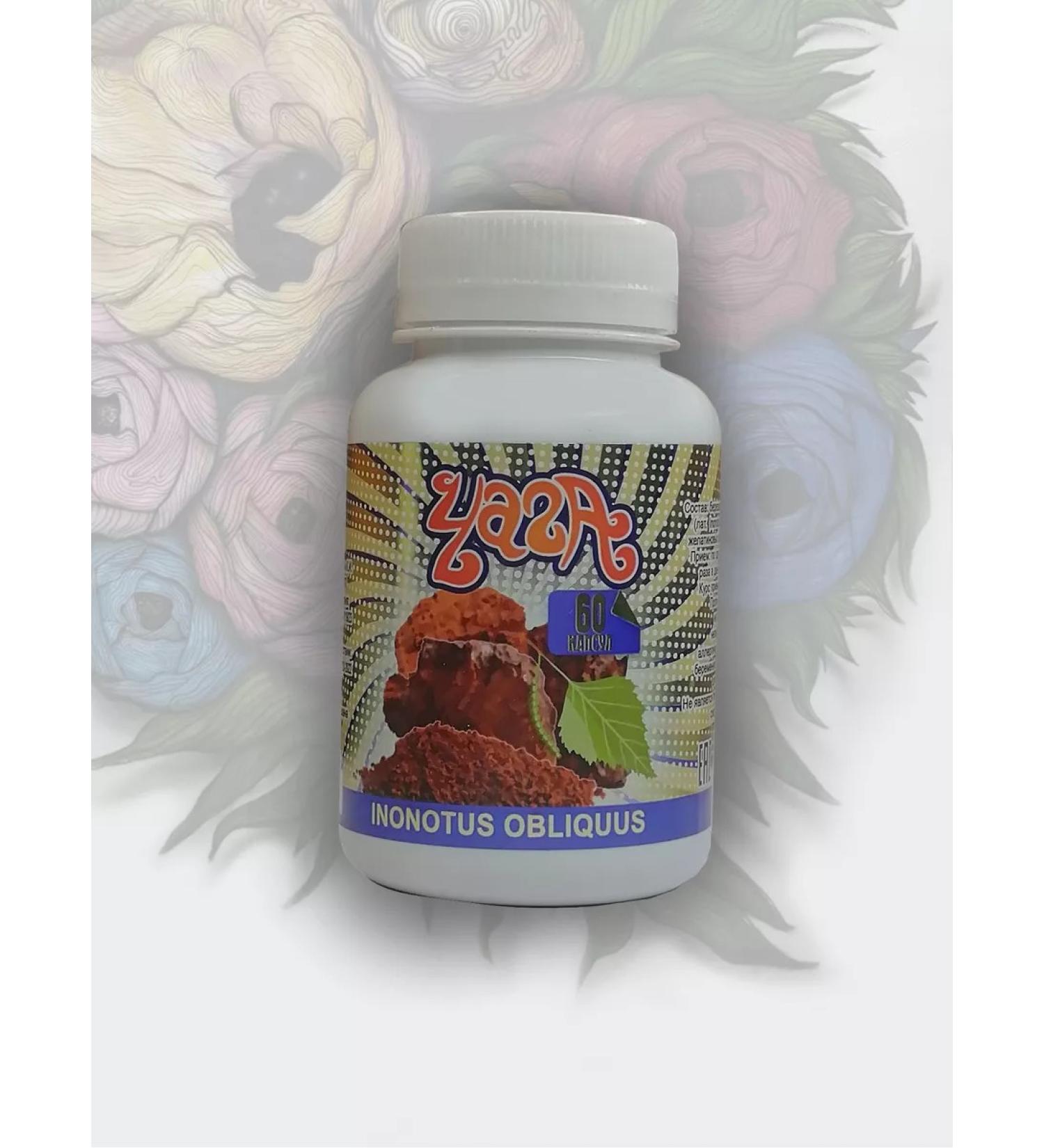 Chaga in capsules (TM Green Pharmacy)